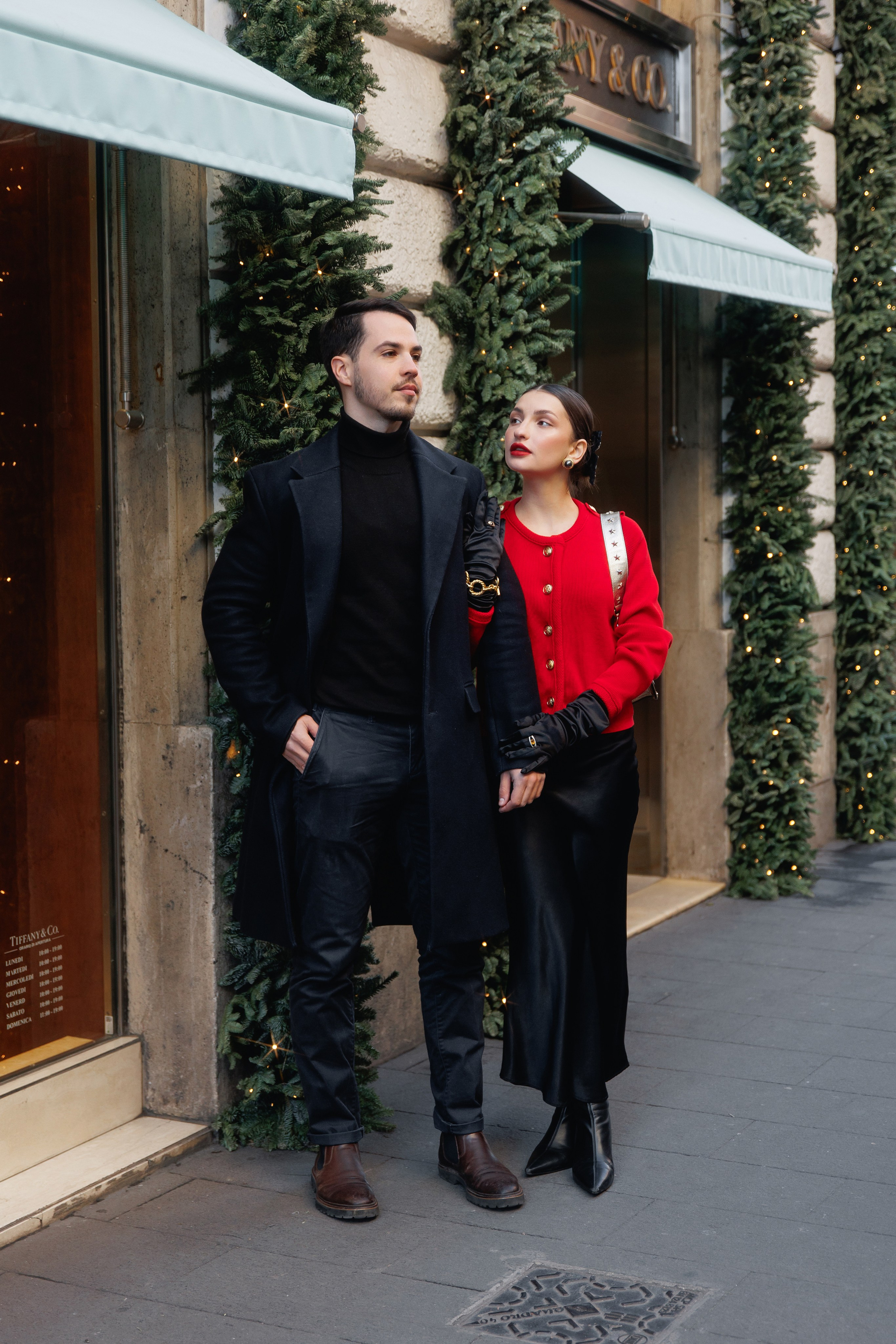 Christmas photoshooting in Rome. Wedding Photographer Rome Tuscany Como Sicily Puglia Amalfy Italy- Oksana Savenchuk