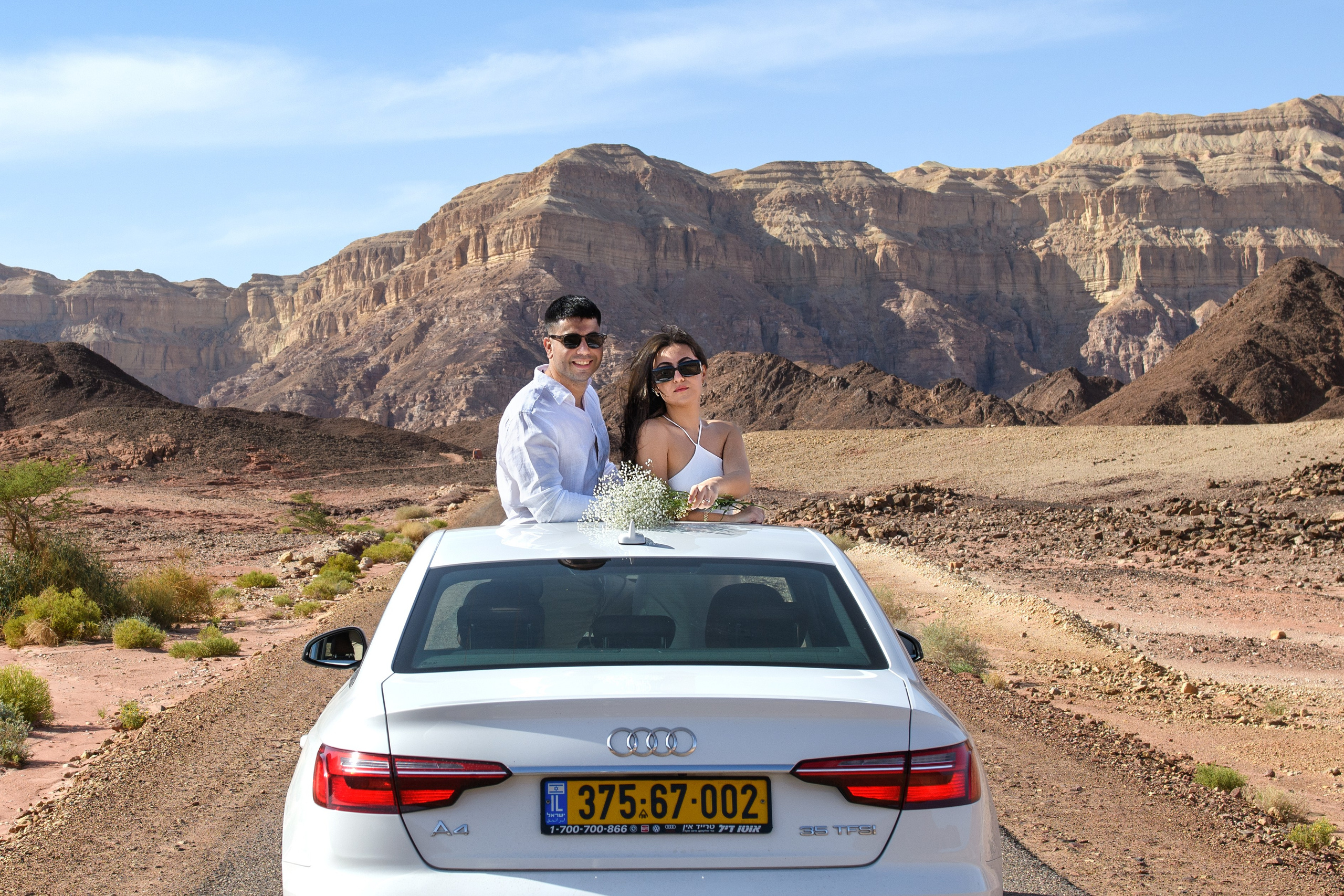 Save the Date for Jess & Gelad in a Timna Canyon. Family children pregnancy love stories photographer in Eilat Israel Olga Amchislavsky