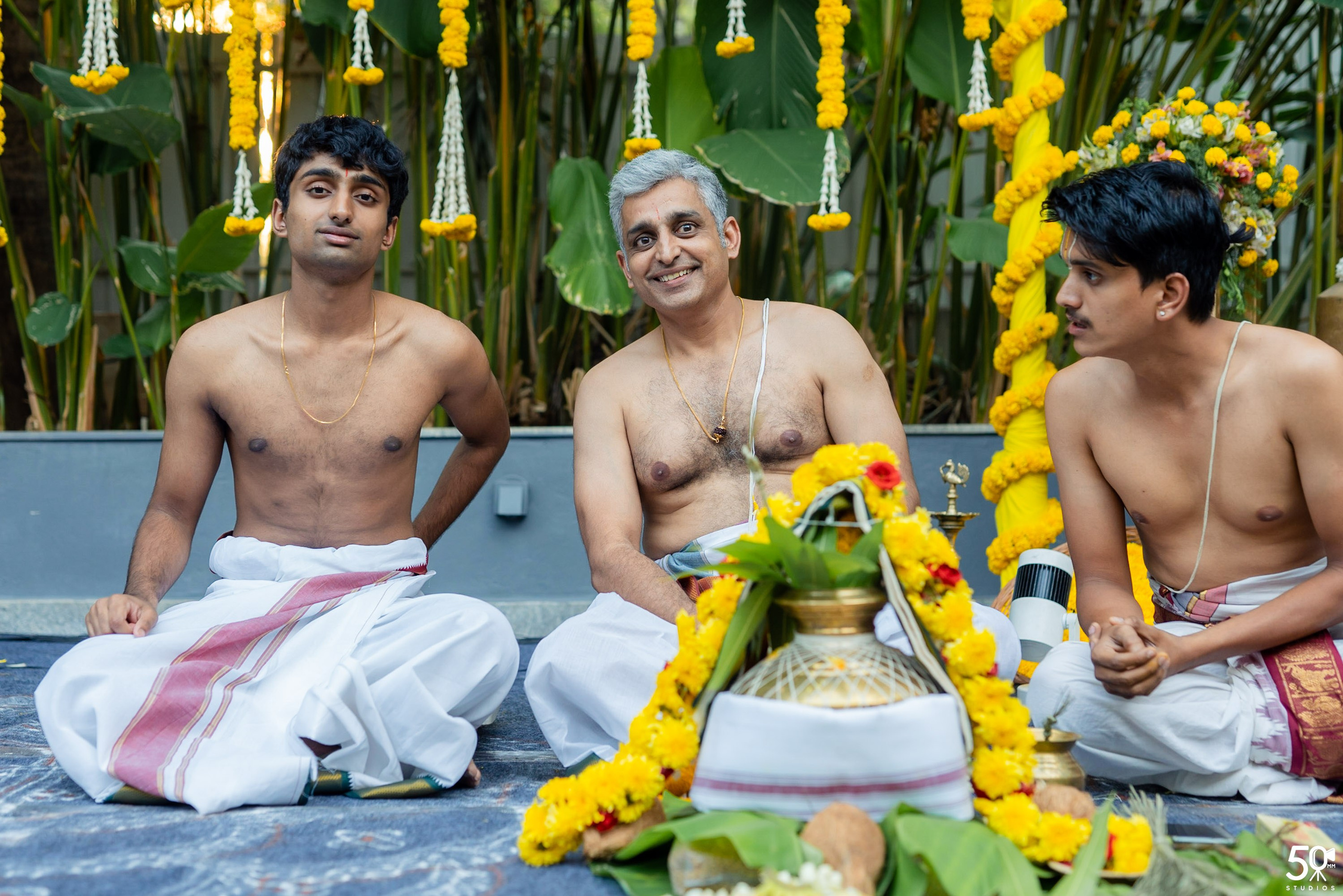 SANJAY AND SAKETH UPANAYANA. 50mm STUDIOS