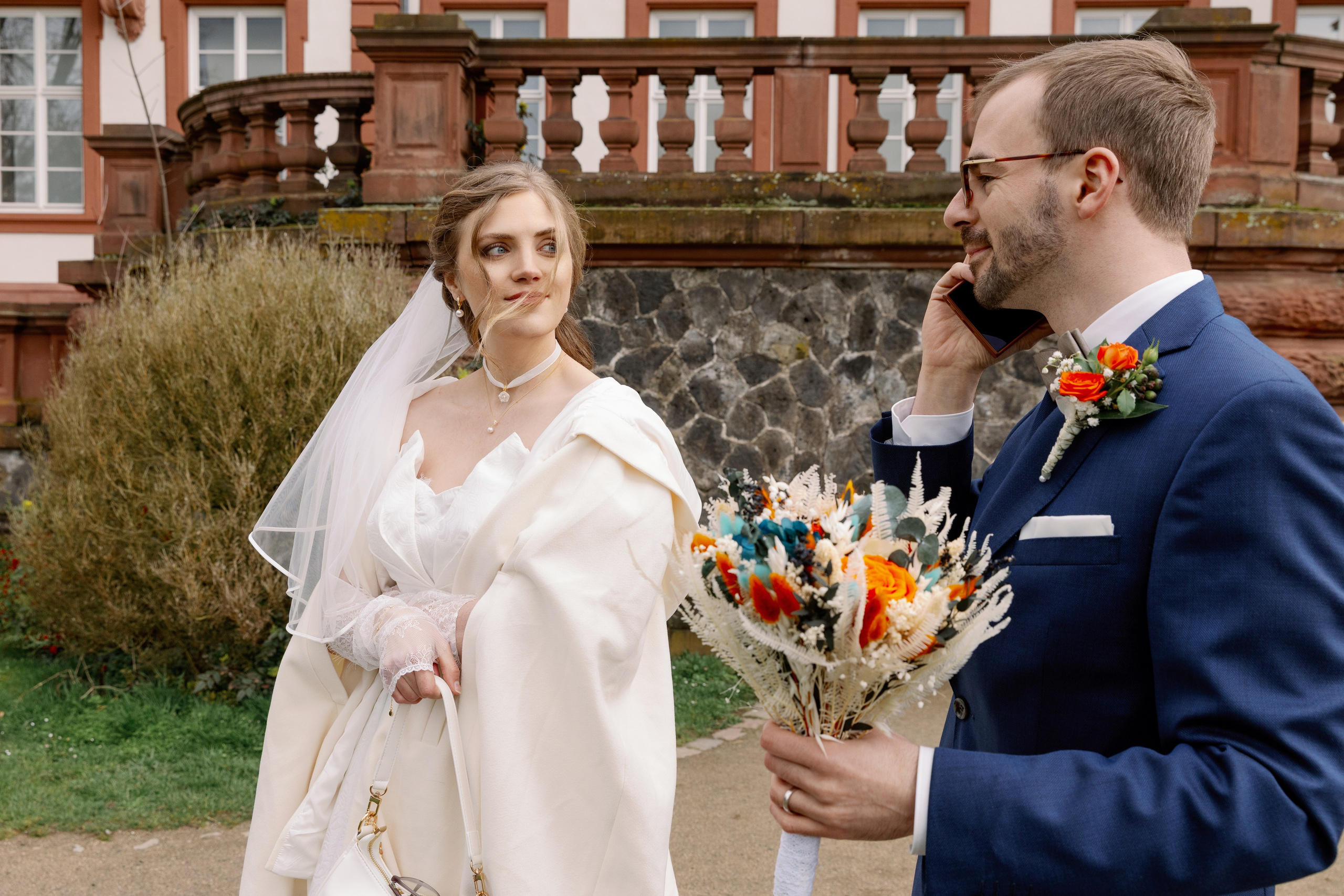 Spontane Momente während einer Hochzeit in Hanau