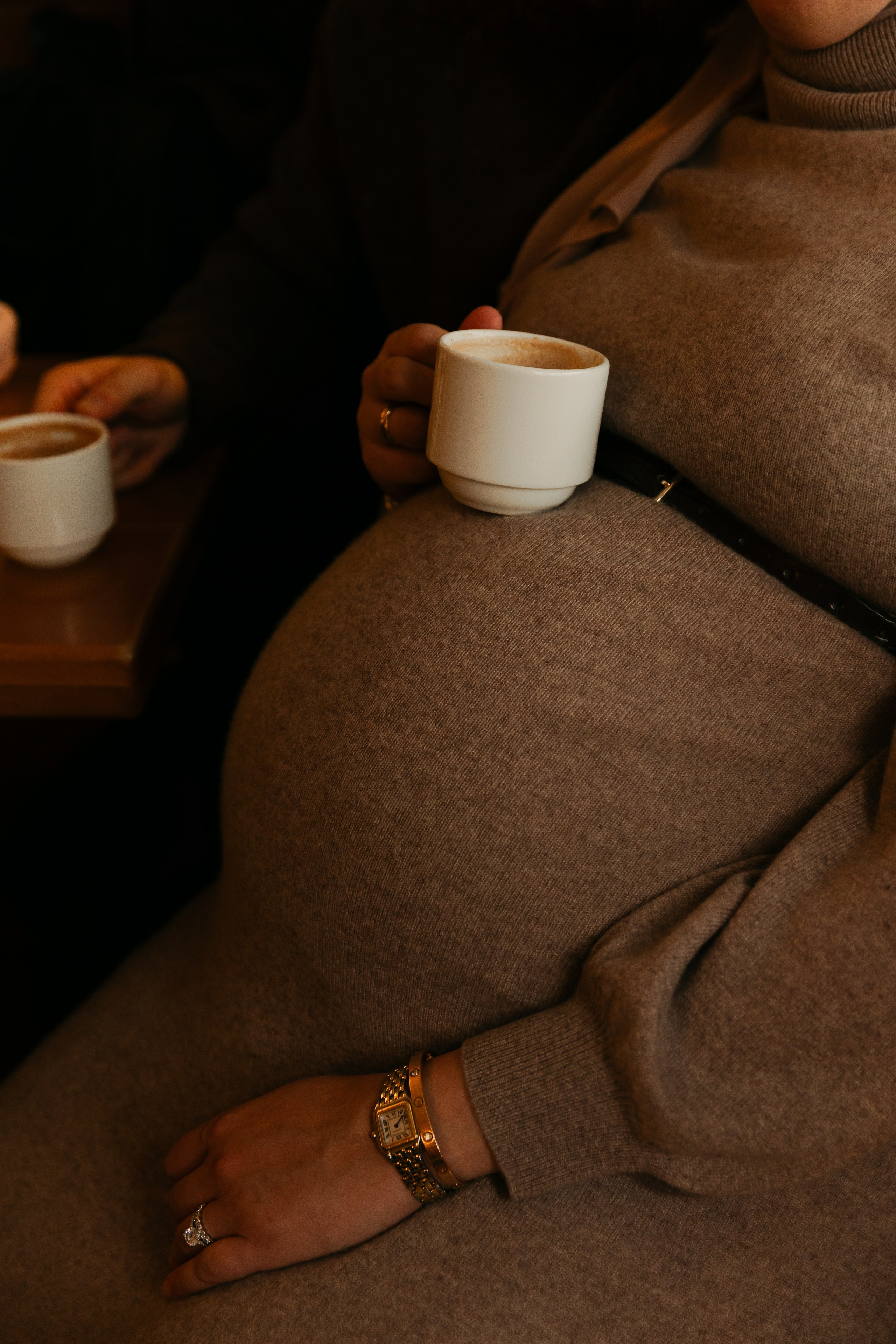 Winter Pregnancy Photoshoot | Bacon Hill, Boston