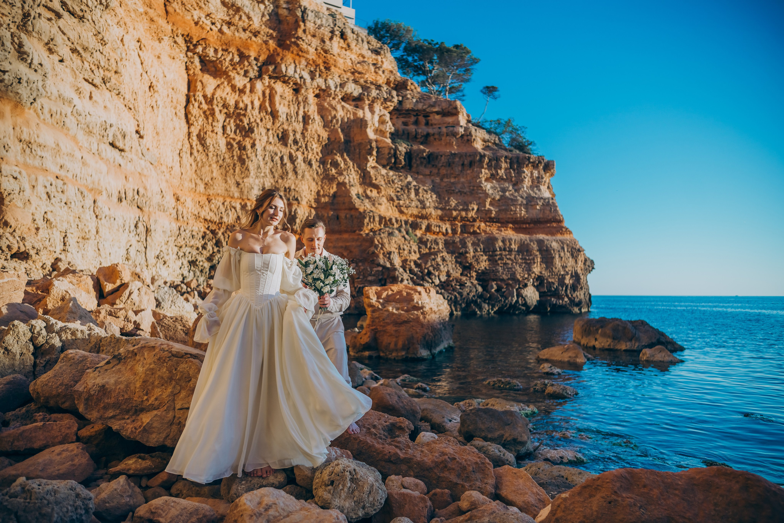 Intimate vow in the bay. Фотограф у Пальма де Майорка