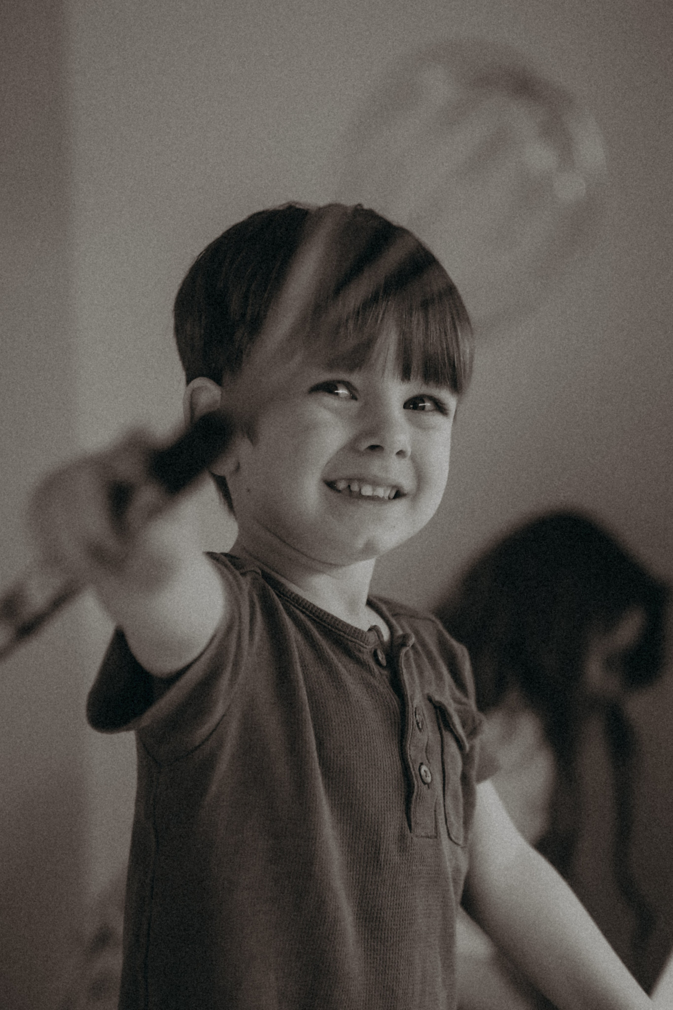 Familie zu Hause. Fotografin Wien Alona Kim