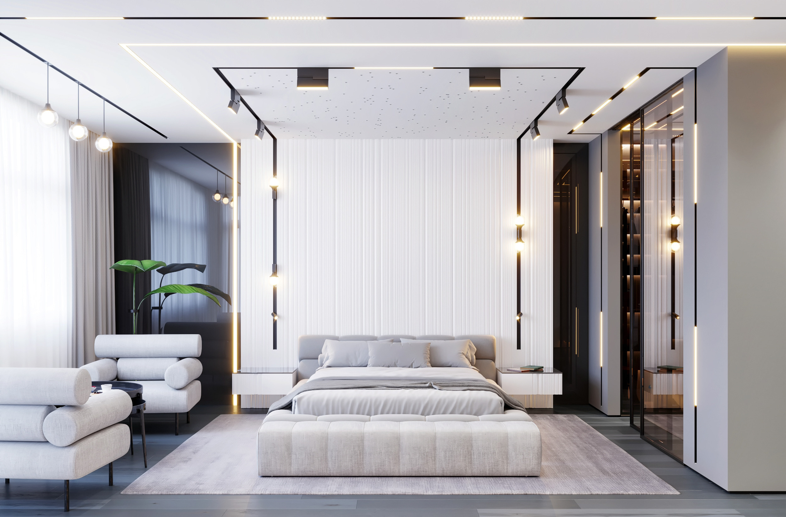 Дизайн — проект квартиры 233 м². Разработка и техническое сопровождение архитектурных и дизайн-проектов