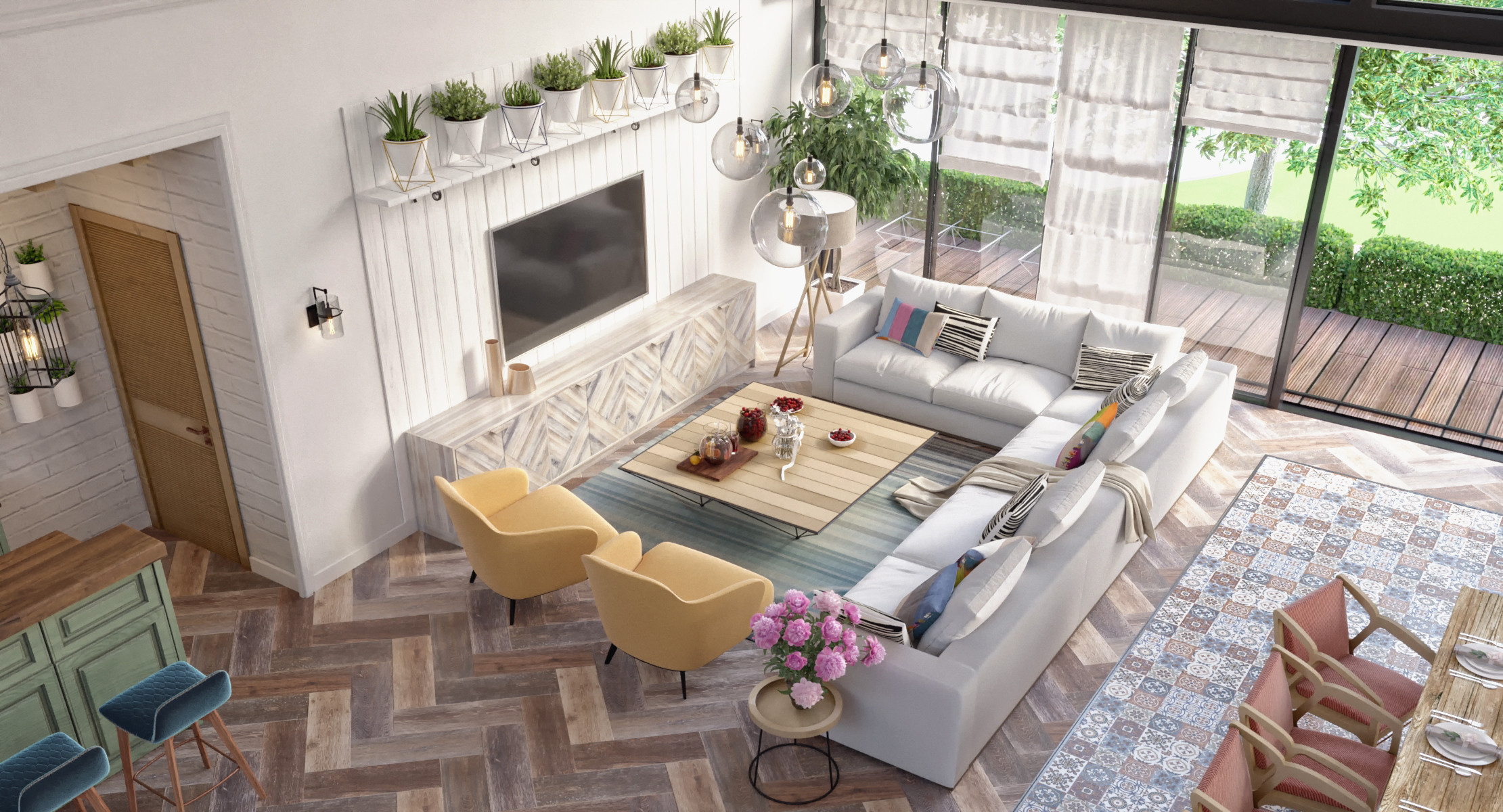 Дизайн — проект частного рекреационного помещения. Разработка и техническое сопровождение архитектурных и дизайн-проектов