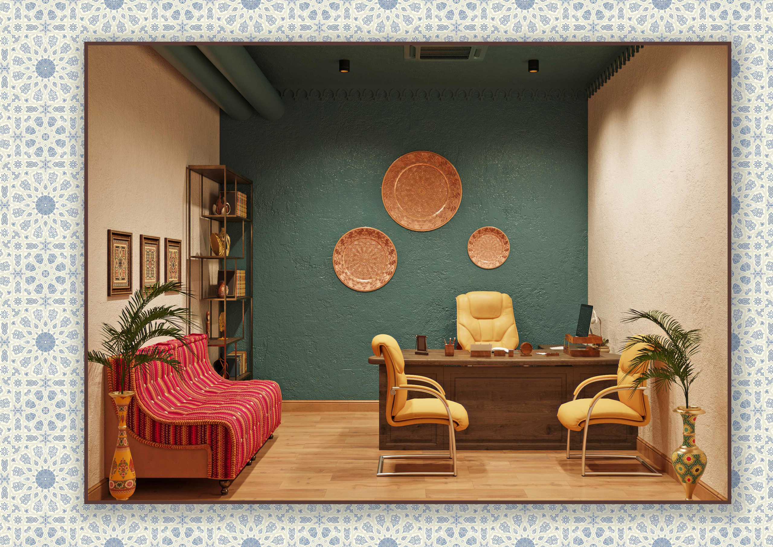 Дизайн — проект чайного дома «MUSKAT». Разработка и техническое сопровождение архитектурных и дизайн-проектов