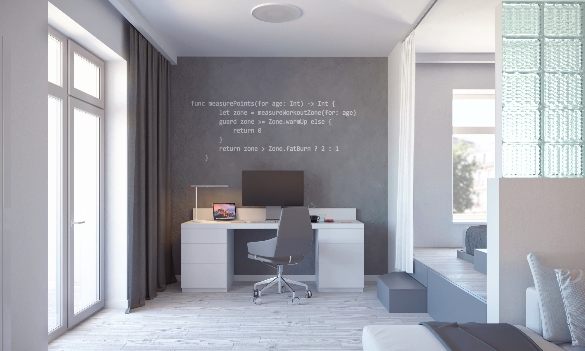 Дизайн — проект квартиры 68 м². Разработка и техническое сопровождение архитектурных и дизайн-проектов