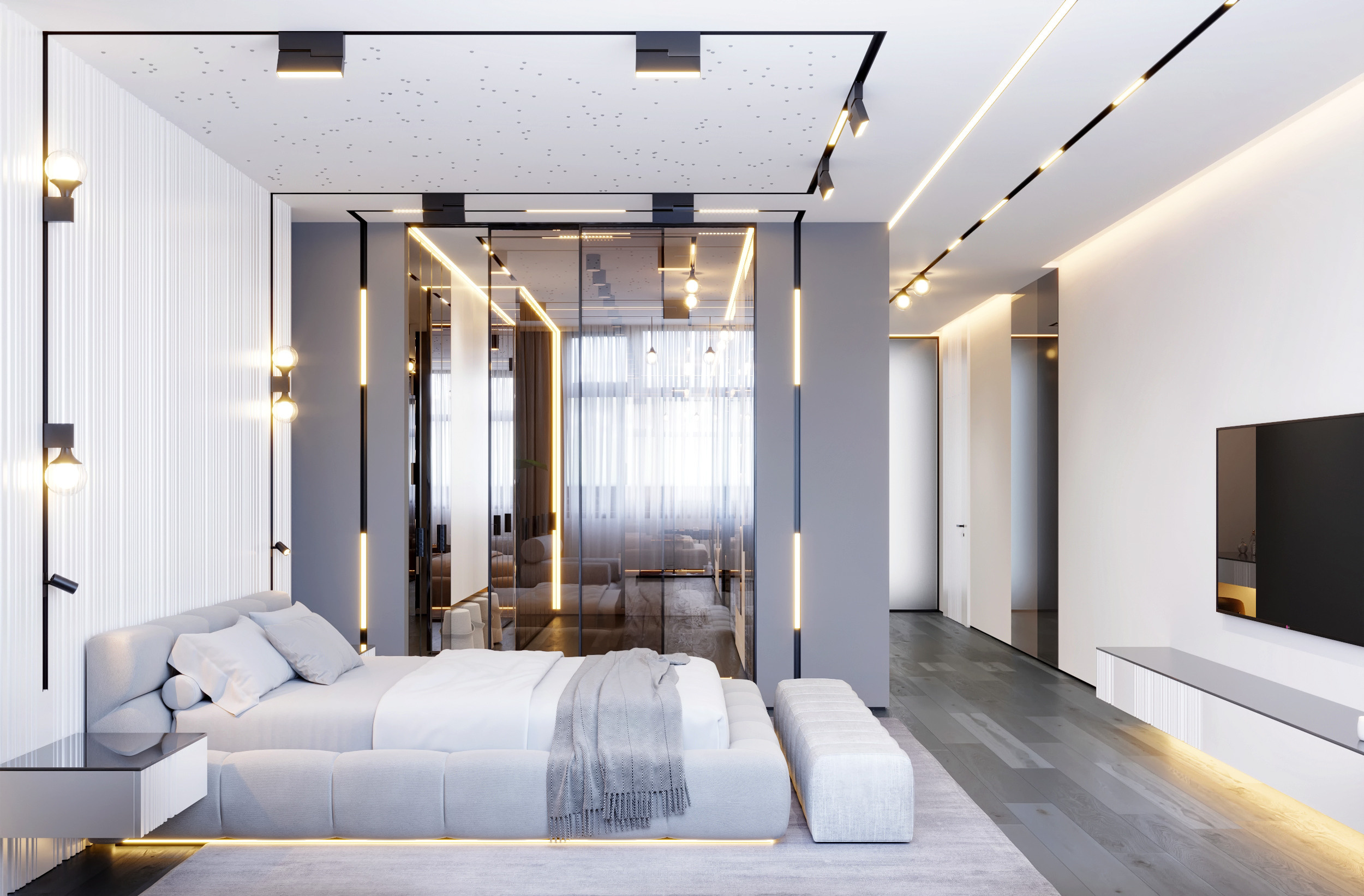 Дизайн — проект квартиры 233 м². Разработка и техническое сопровождение архитектурных и дизайн-проектов