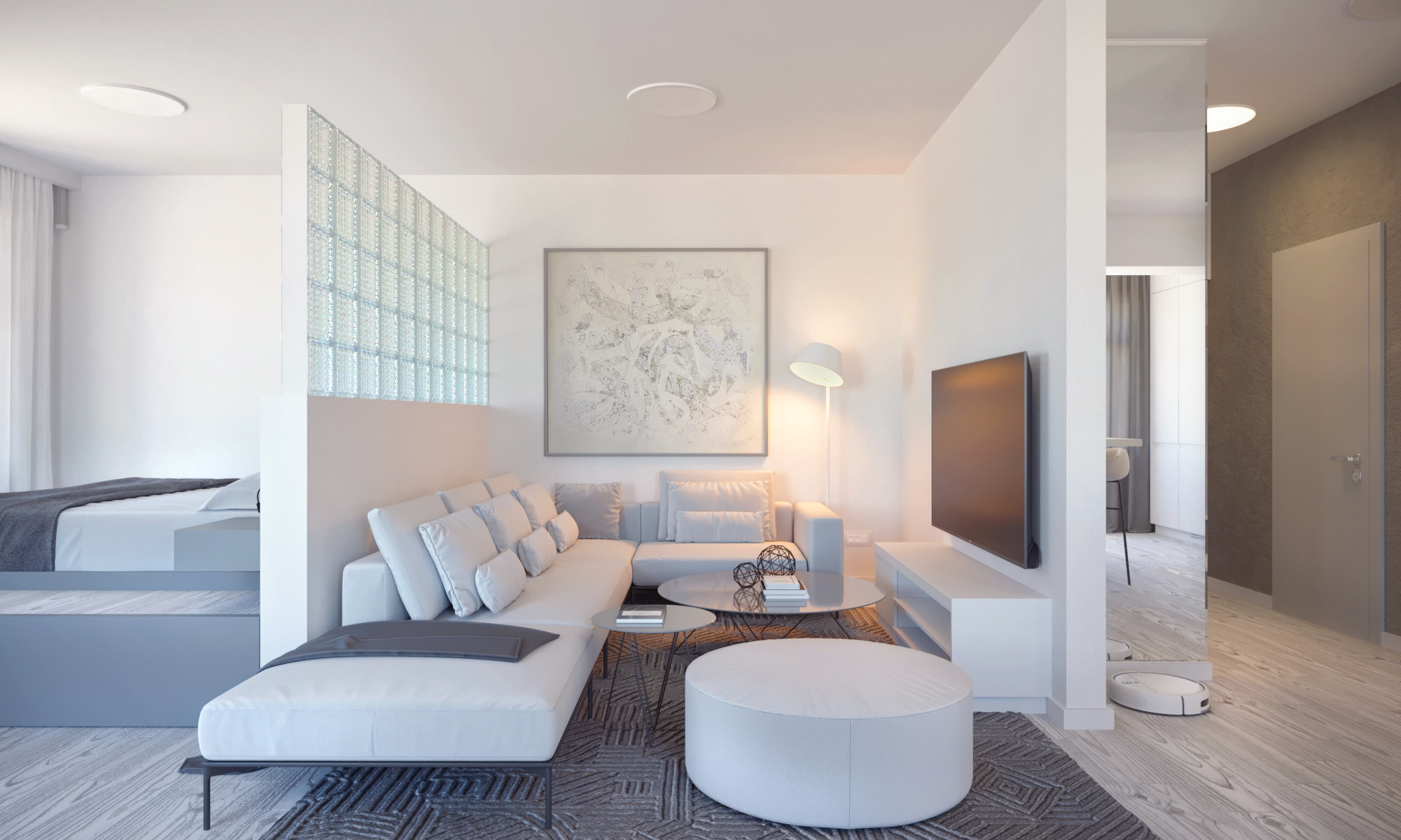 Дизайн — проект квартиры 68 м². Разработка и техническое сопровождение архитектурных и дизайн-проектов