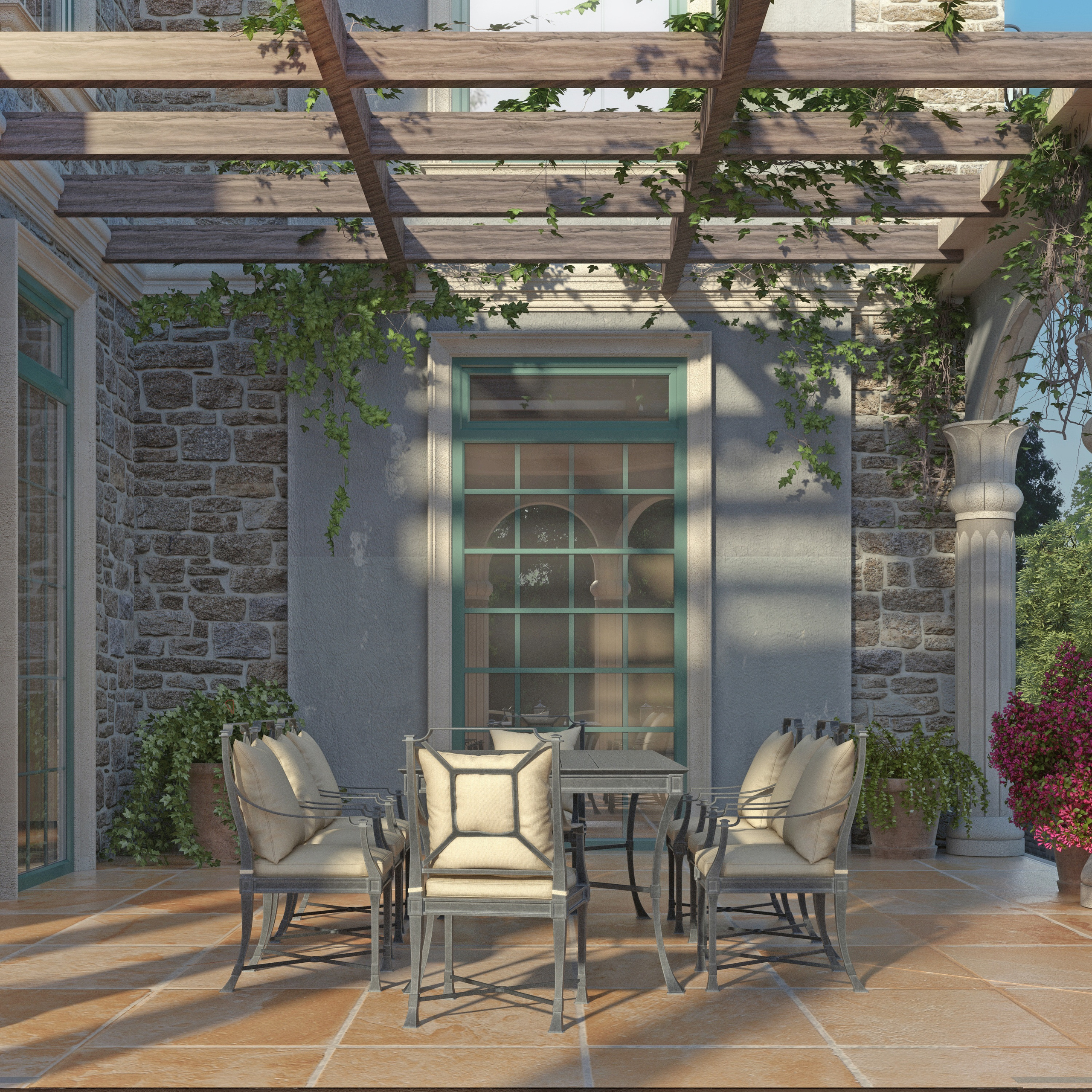 Проект дачного дома в посёлке Новханы. Разработка и техническое сопровождение архитектурных и дизайн-проектов