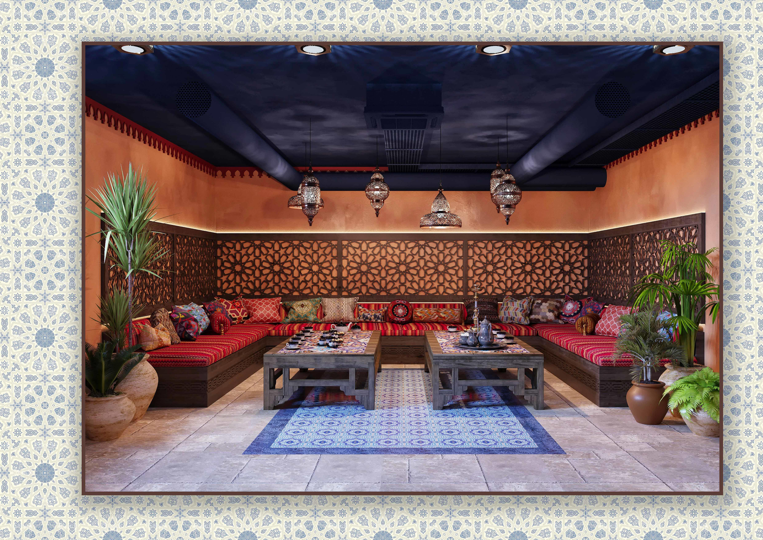 Дизайн — проект чайного дома «MUSKAT». Разработка и техническое сопровождение архитектурных и дизайн-проектов