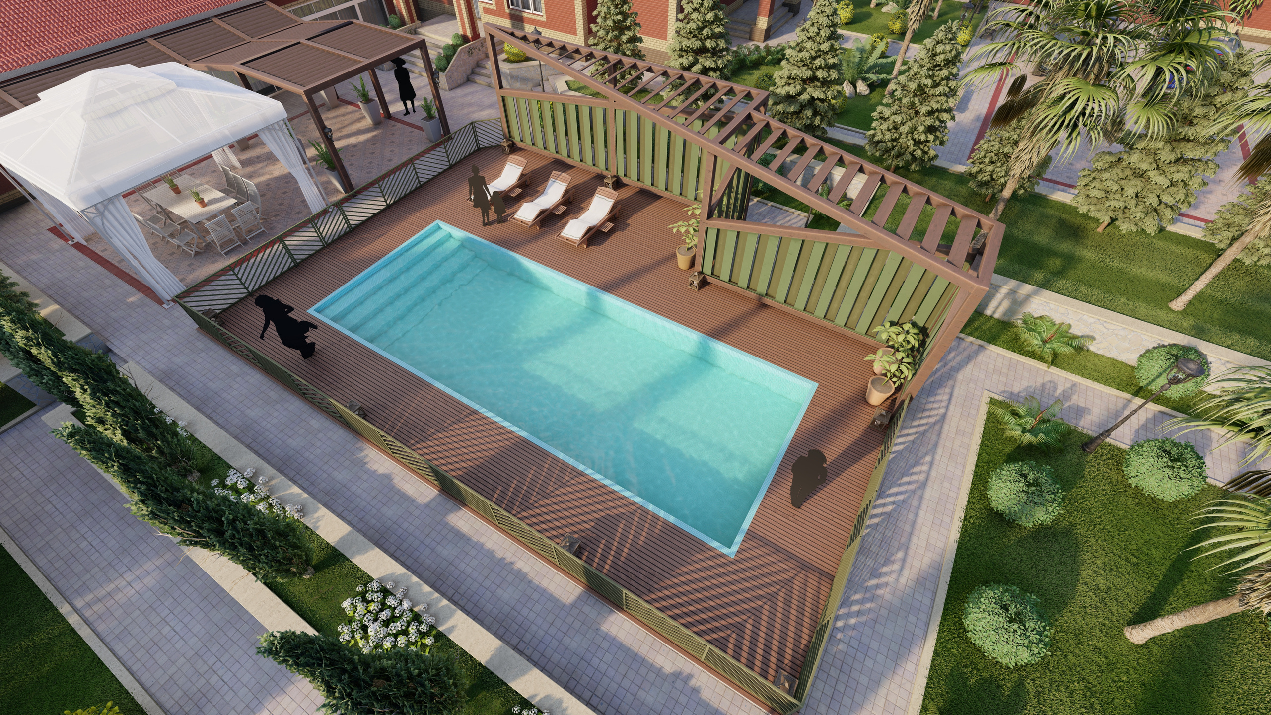 Проект разработки ландшафтного благоустройства в городе Ленкорань. Разработка и техническое сопровождение архитектурных и дизайн-проектов