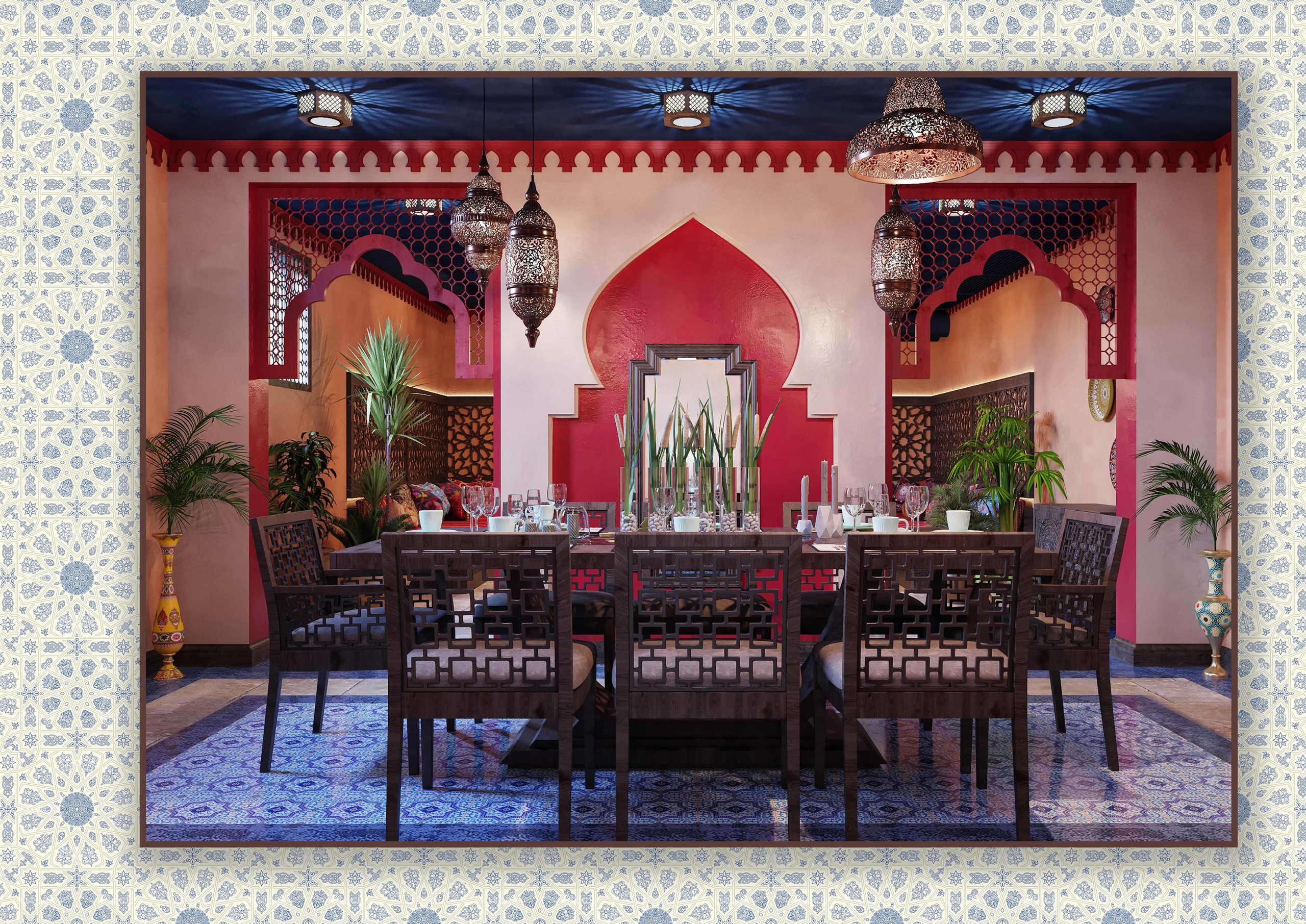 Дизайн — проект чайного дома «MUSKAT». Разработка и техническое сопровождение архитектурных и дизайн-проектов