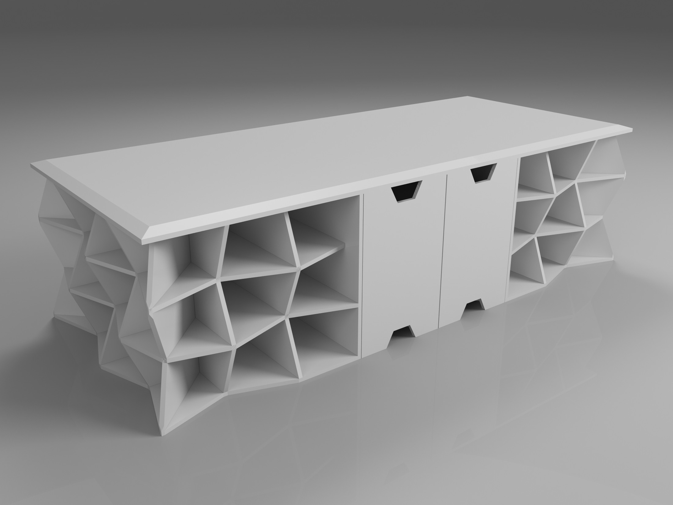 Разработка трансформируемого мебельного элемента. Разработка и техническое сопровождение архитектурных и дизайн-проектов