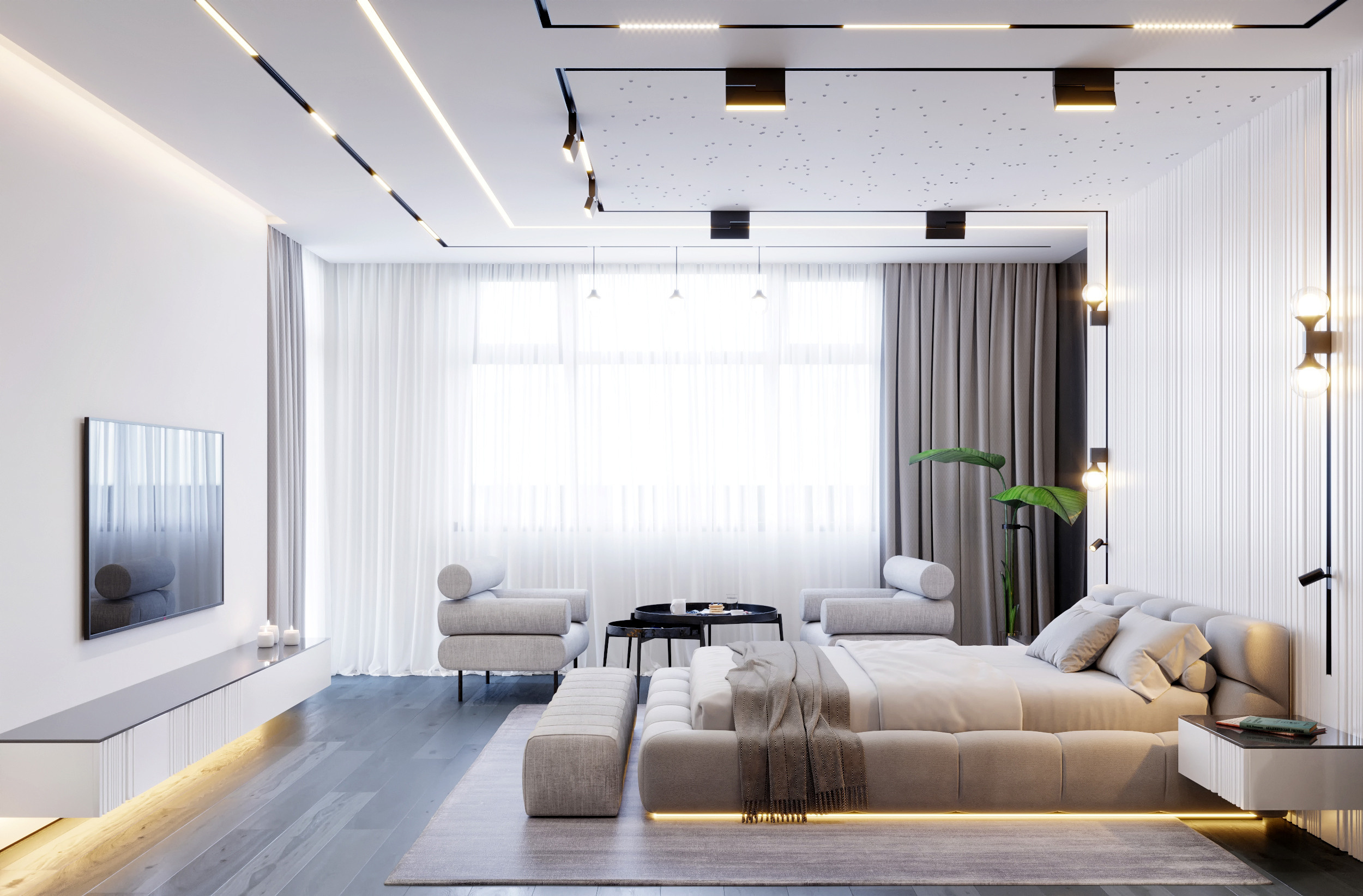 Дизайн — проект квартиры 233 м². Разработка и техническое сопровождение архитектурных и дизайн-проектов