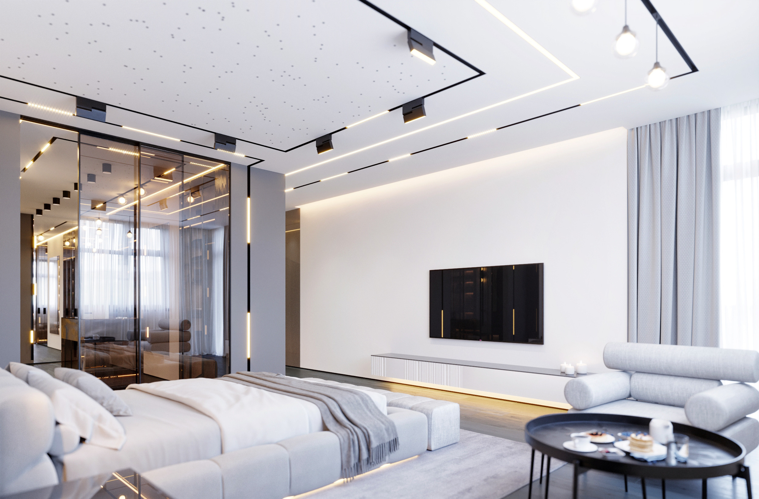 Дизайн — проект квартиры 233 м². Разработка и техническое сопровождение архитектурных и дизайн-проектов