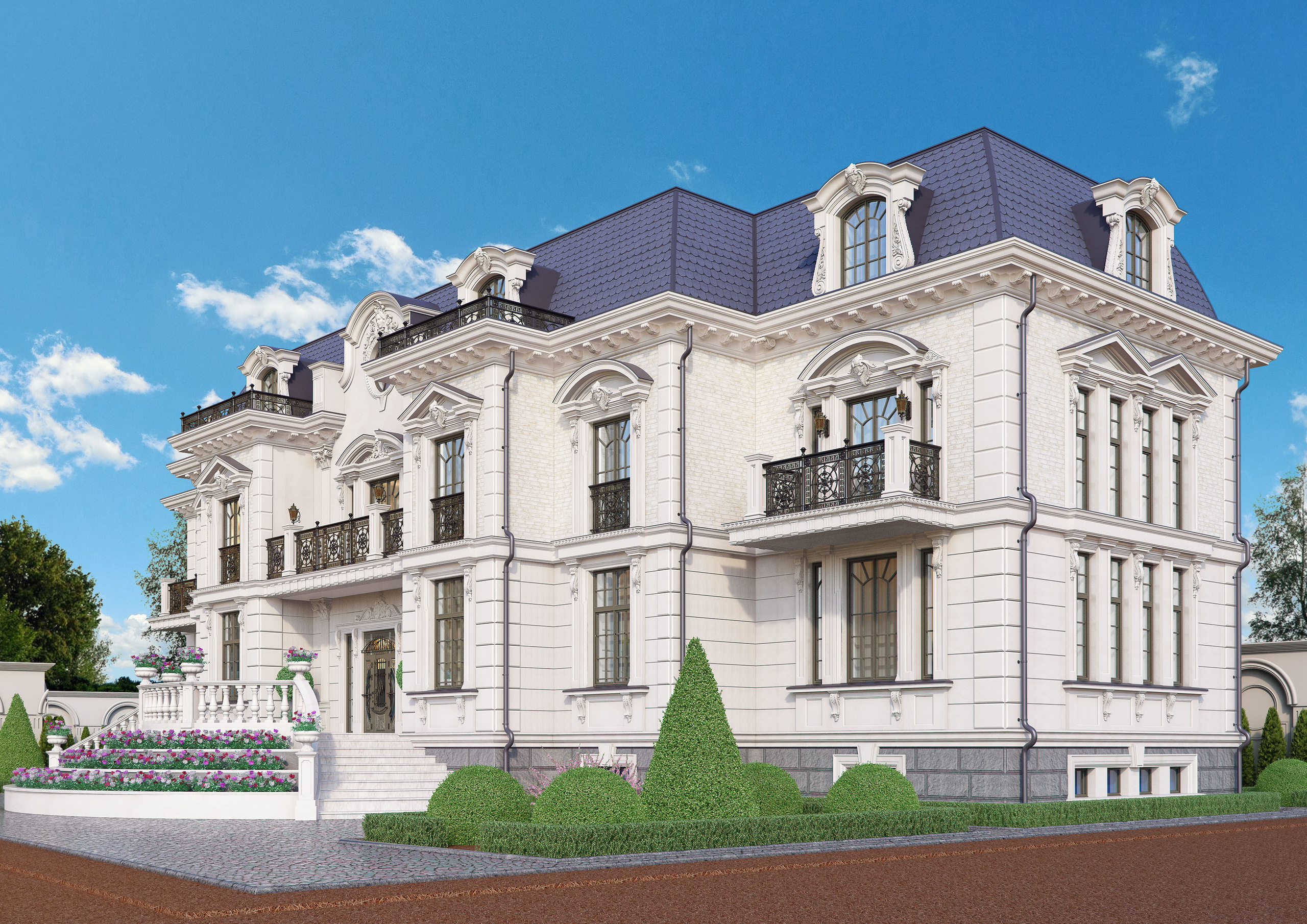 Проект частного жилого дома. Разработка и техническое сопровождение архитектурных и дизайн-проектов