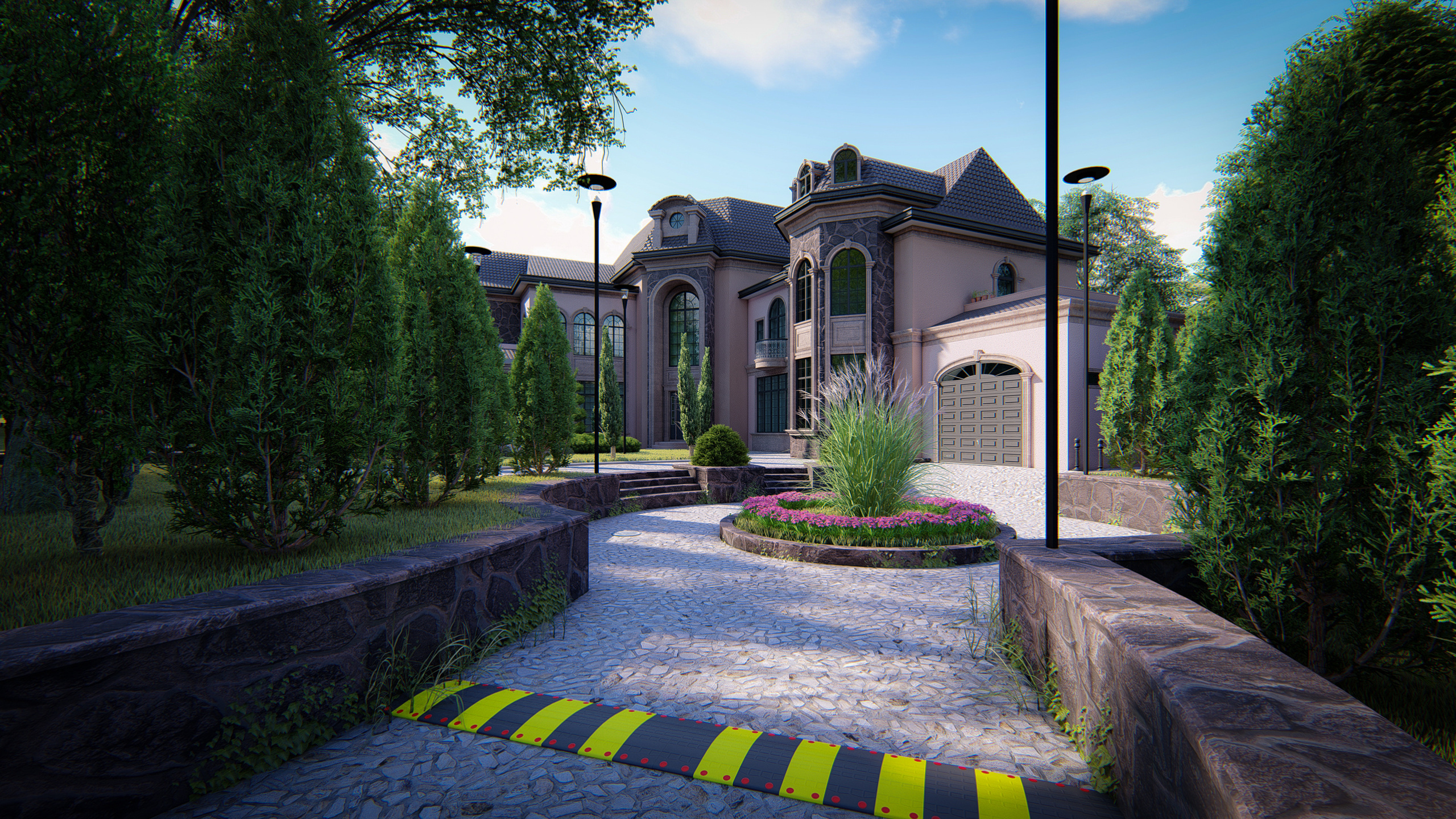 Эскизный проект частного жилого комплекса в городе Губа. Разработка и техническое сопровождение архитектурных и дизайн-проектов