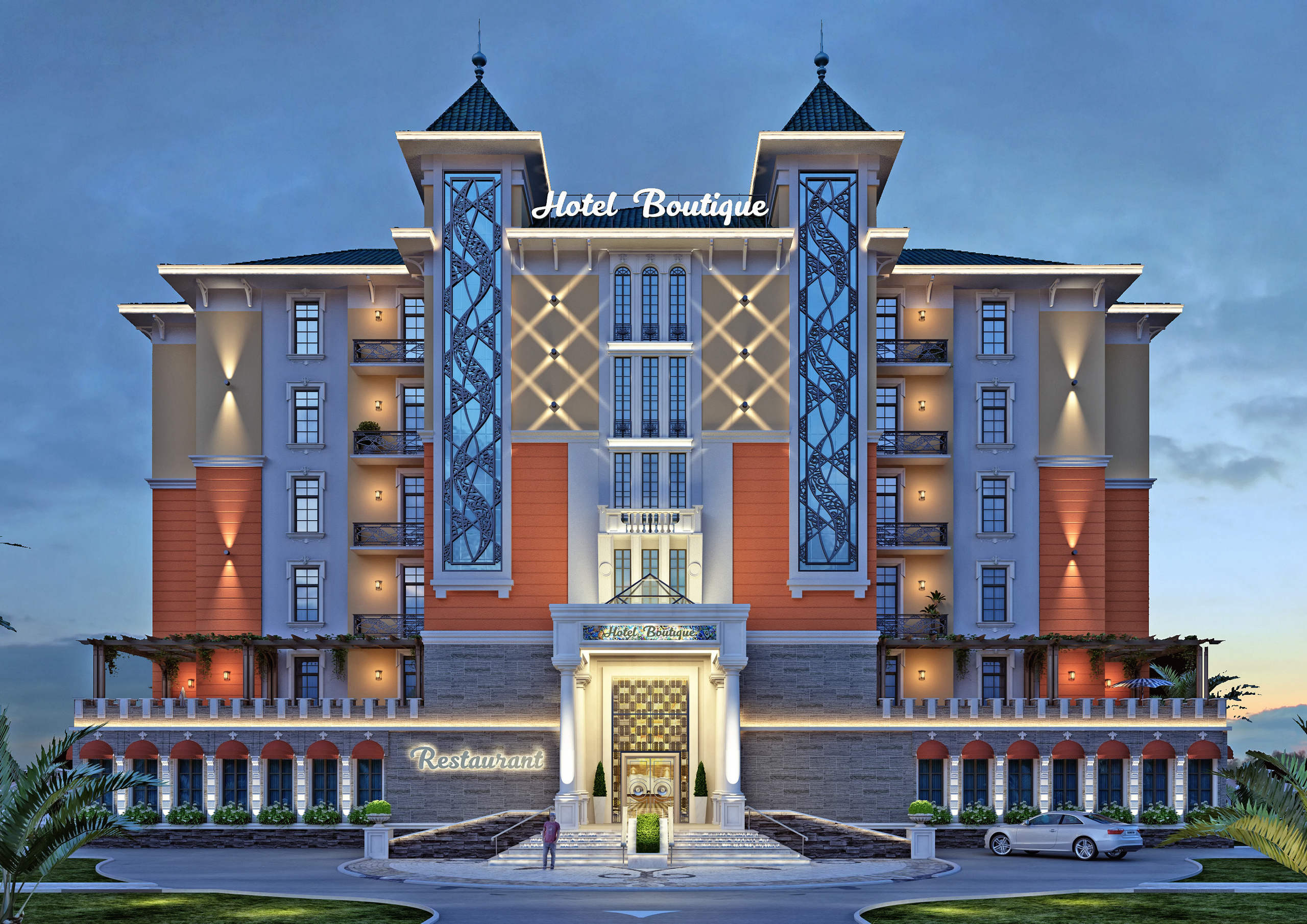 Эскизный проект гостинично-туристического комплекса. Разработка и техническое сопровождение архитектурных и дизайн-проектов