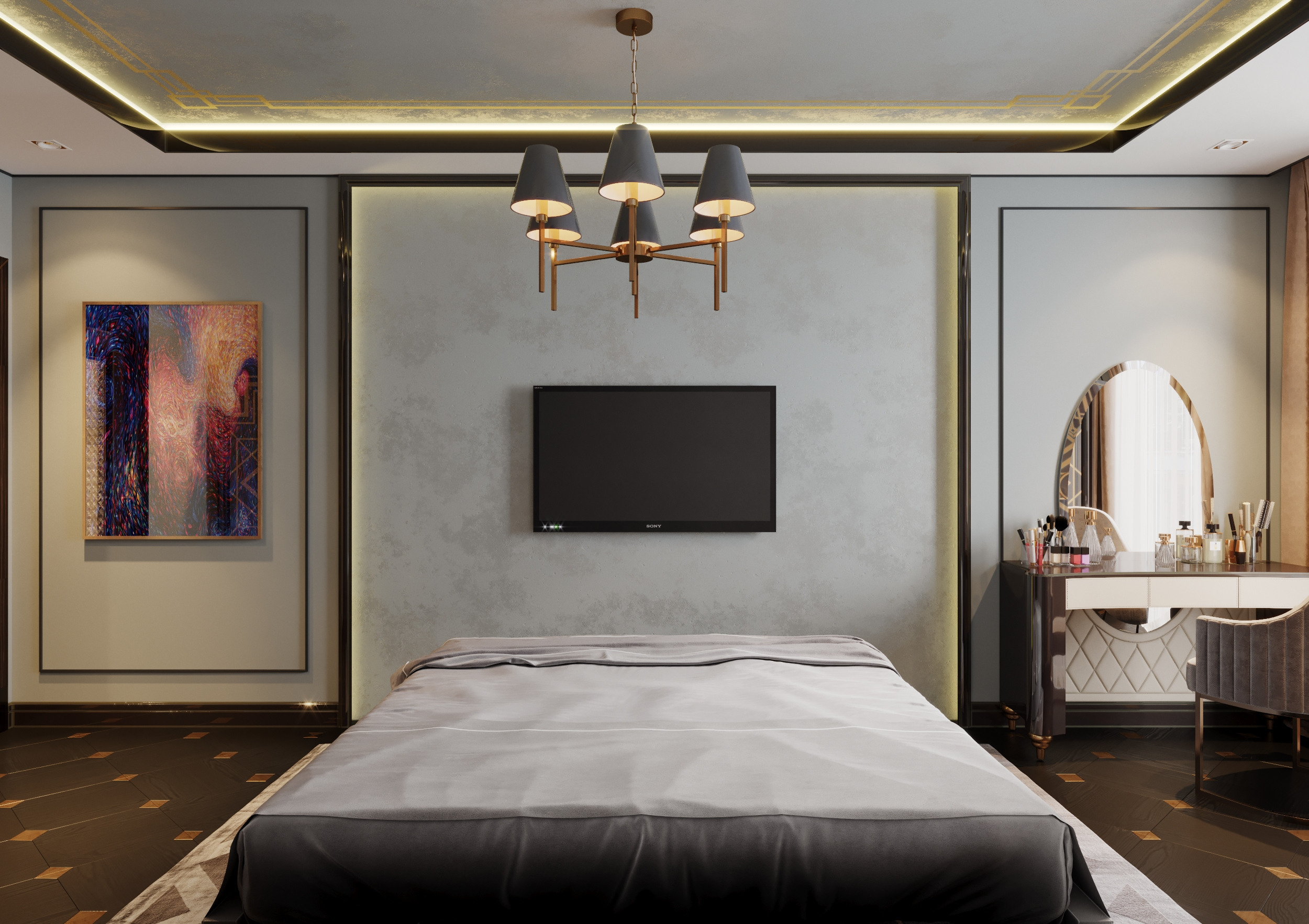 Дизайн — проект апартаментов  245 м². Разработка и техническое сопровождение архитектурных и дизайн-проектов