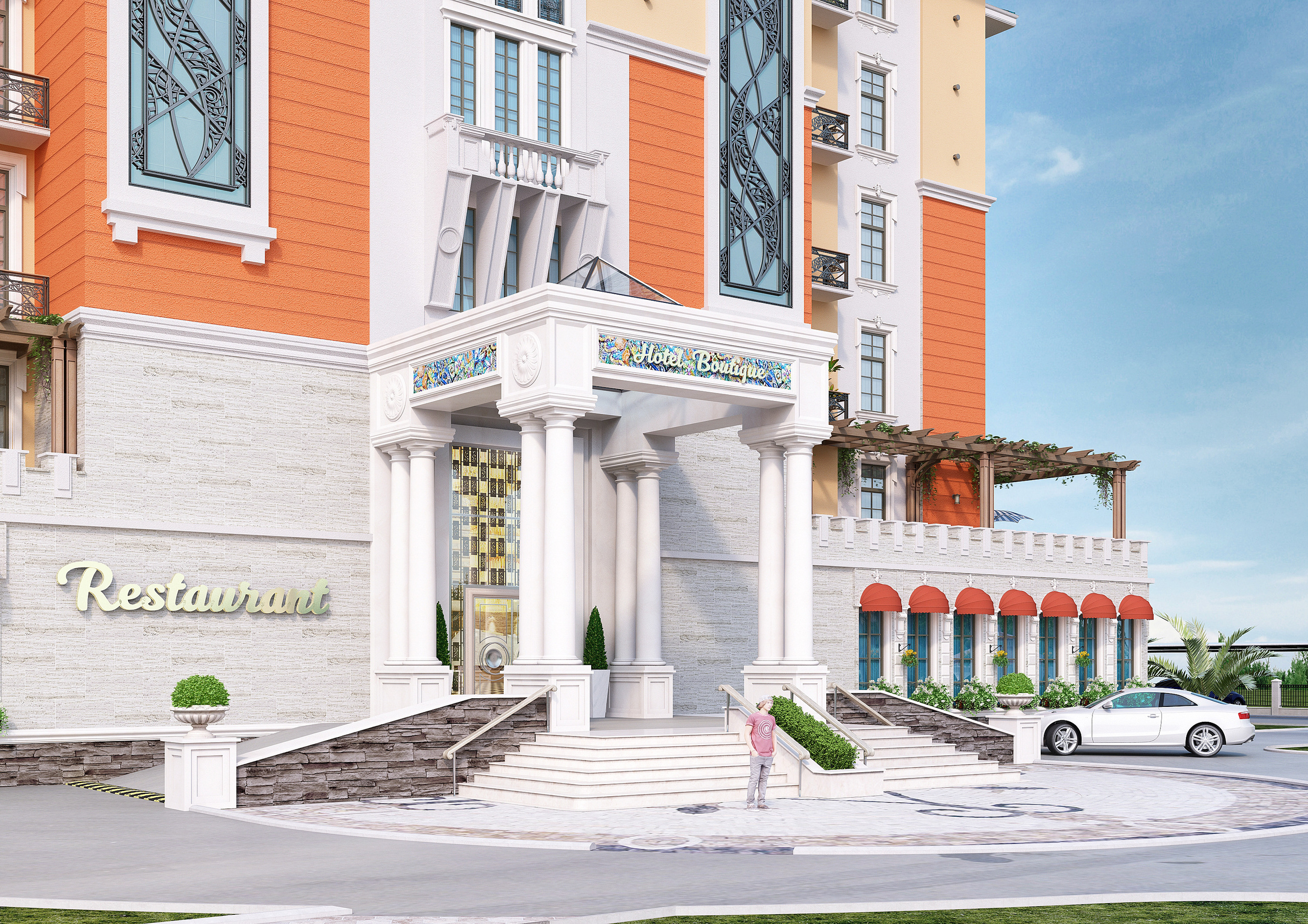 Эскизный проект гостинично-туристического комплекса. Разработка и техническое сопровождение архитектурных и дизайн-проектов