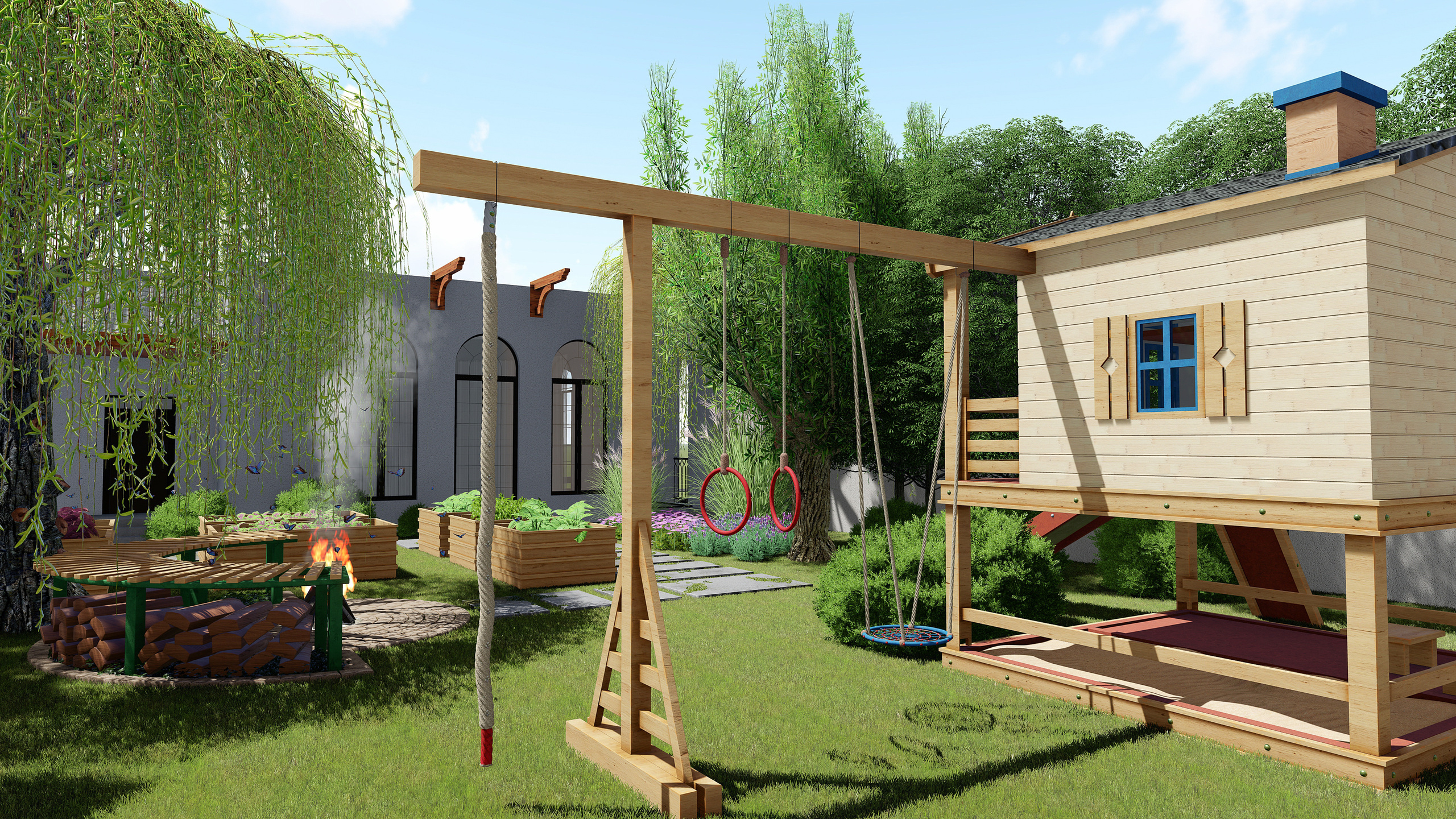 Проект разработки ландшафтного благоустройства в городе Гянджа. Разработка и техническое сопровождение архитектурных и дизайн-проектов