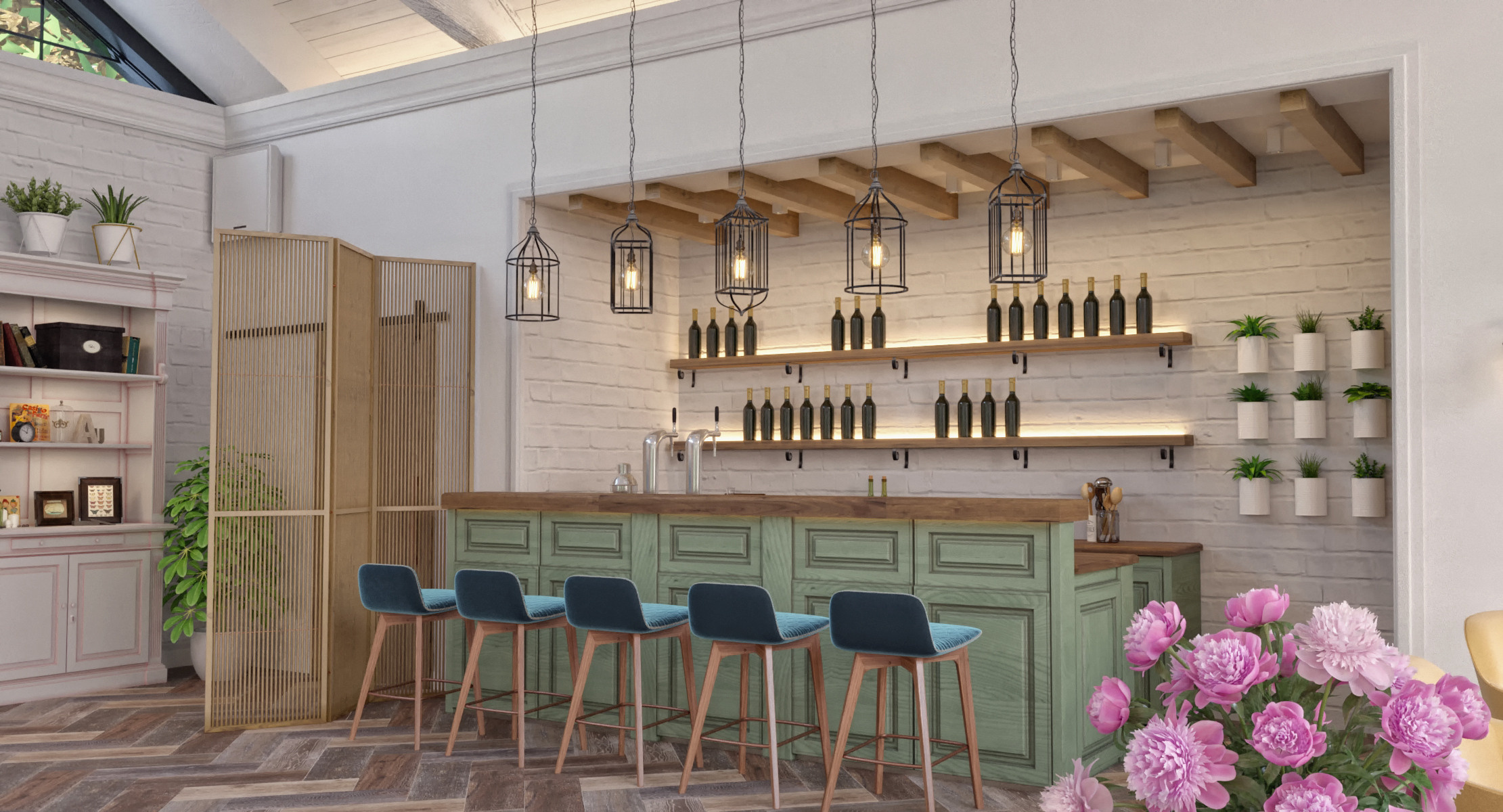 Дизайн — проект частного рекреационного помещения. Разработка и техническое сопровождение архитектурных и дизайн-проектов