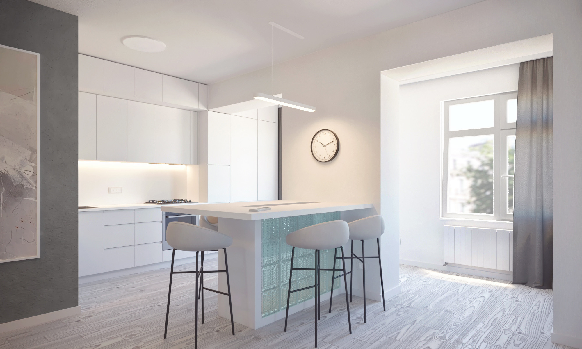 Дизайн — проект квартиры 68 м². Разработка и техническое сопровождение архитектурных и дизайн-проектов