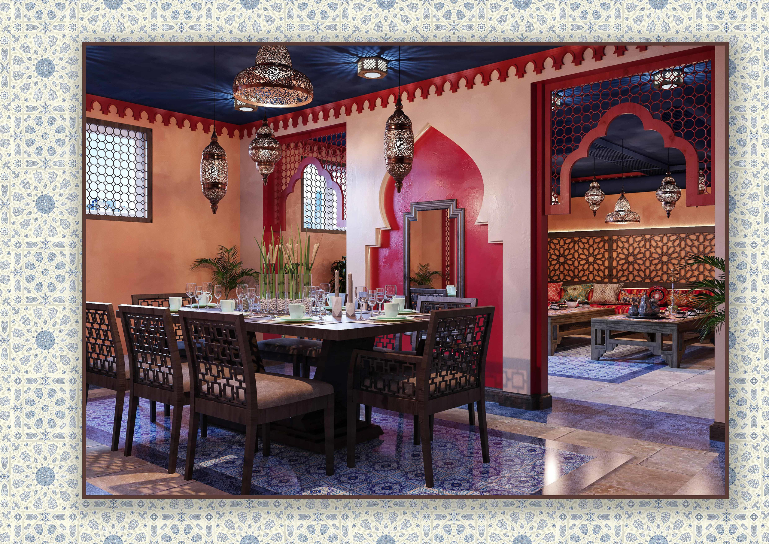 Дизайн — проект чайного дома «MUSKAT». Разработка и техническое сопровождение архитектурных и дизайн-проектов