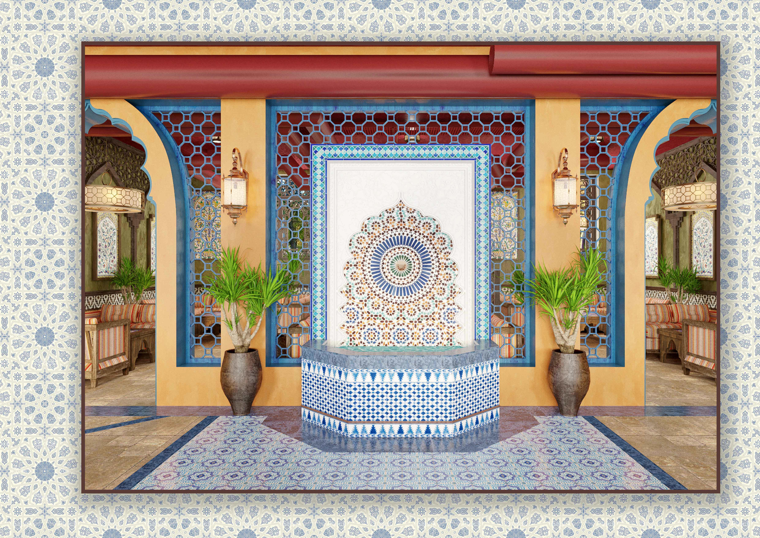 Дизайн — проект чайного дома «MUSKAT». Разработка и техническое сопровождение архитектурных и дизайн-проектов