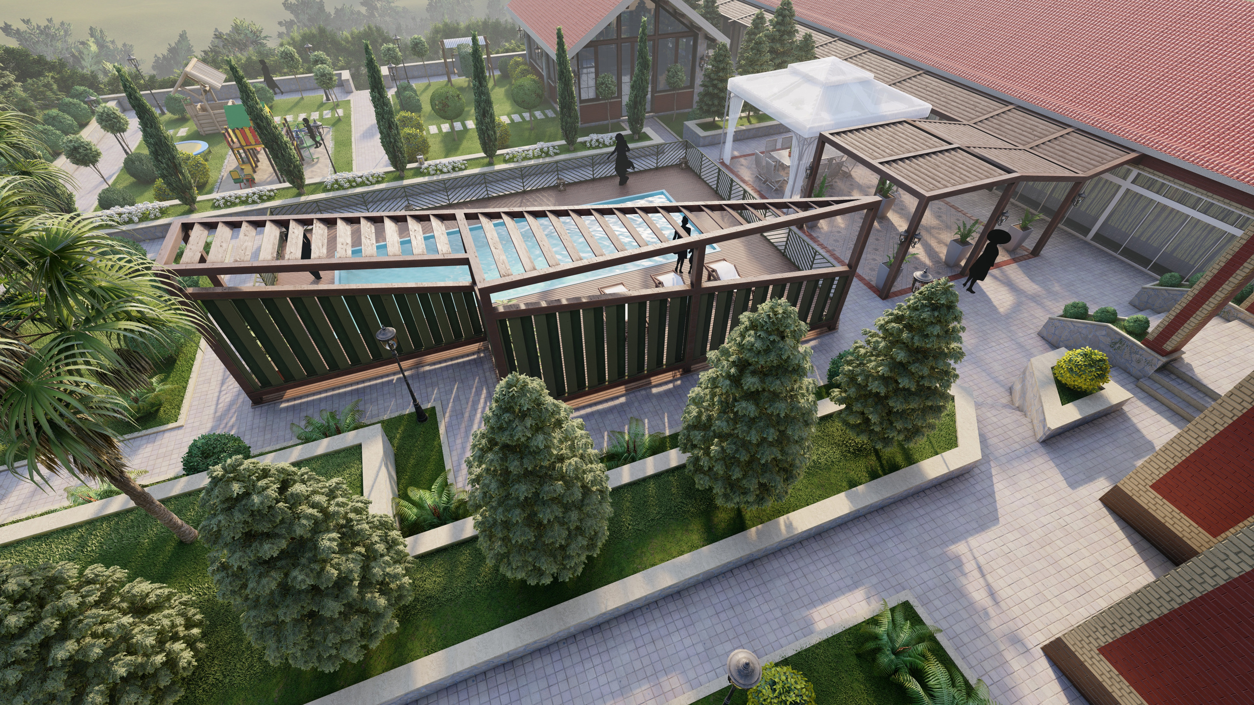 Проект разработки ландшафтного благоустройства в городе Ленкорань. Разработка и техническое сопровождение архитектурных и дизайн-проектов