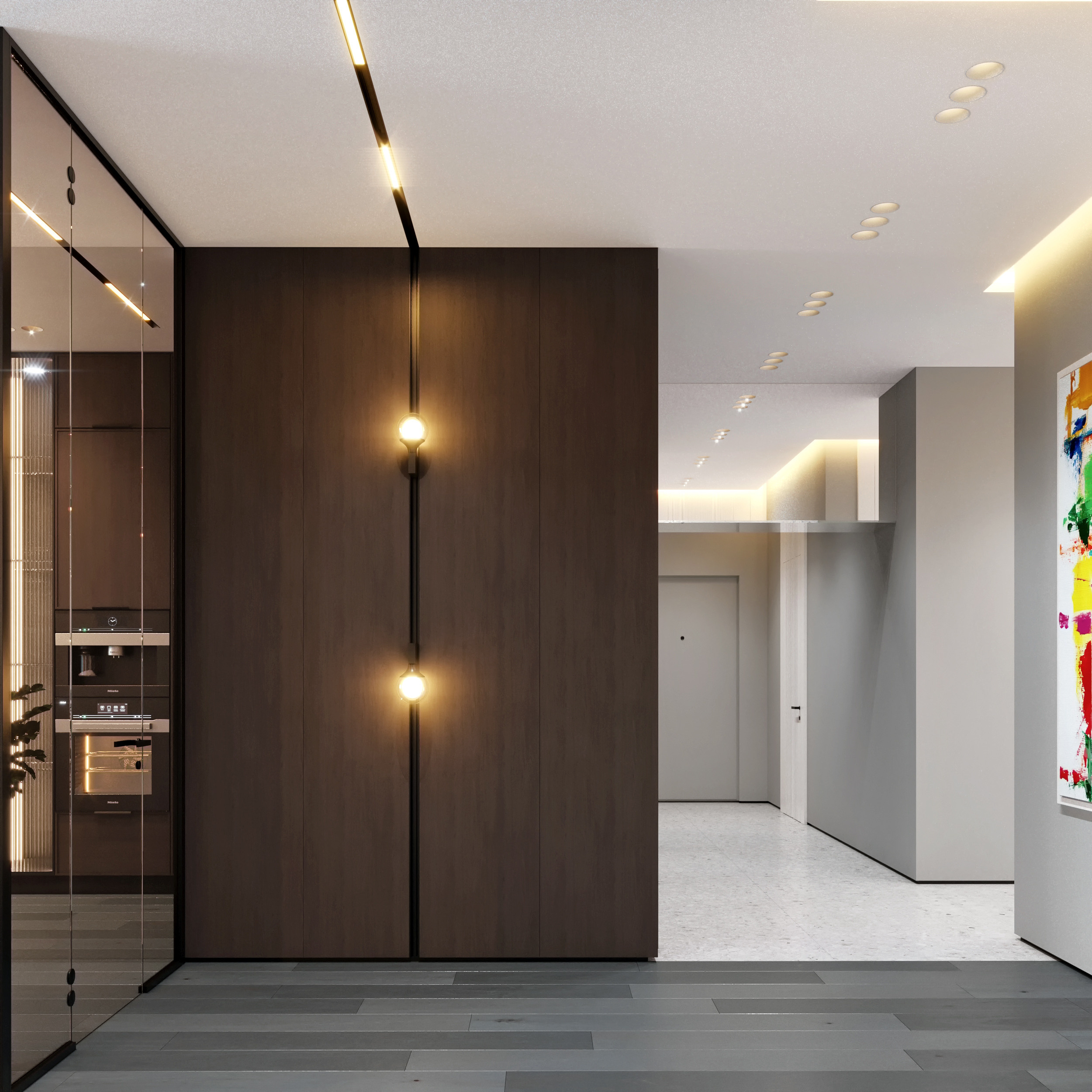 Дизайн — проект квартиры 233 м². Разработка и техническое сопровождение архитектурных и дизайн-проектов