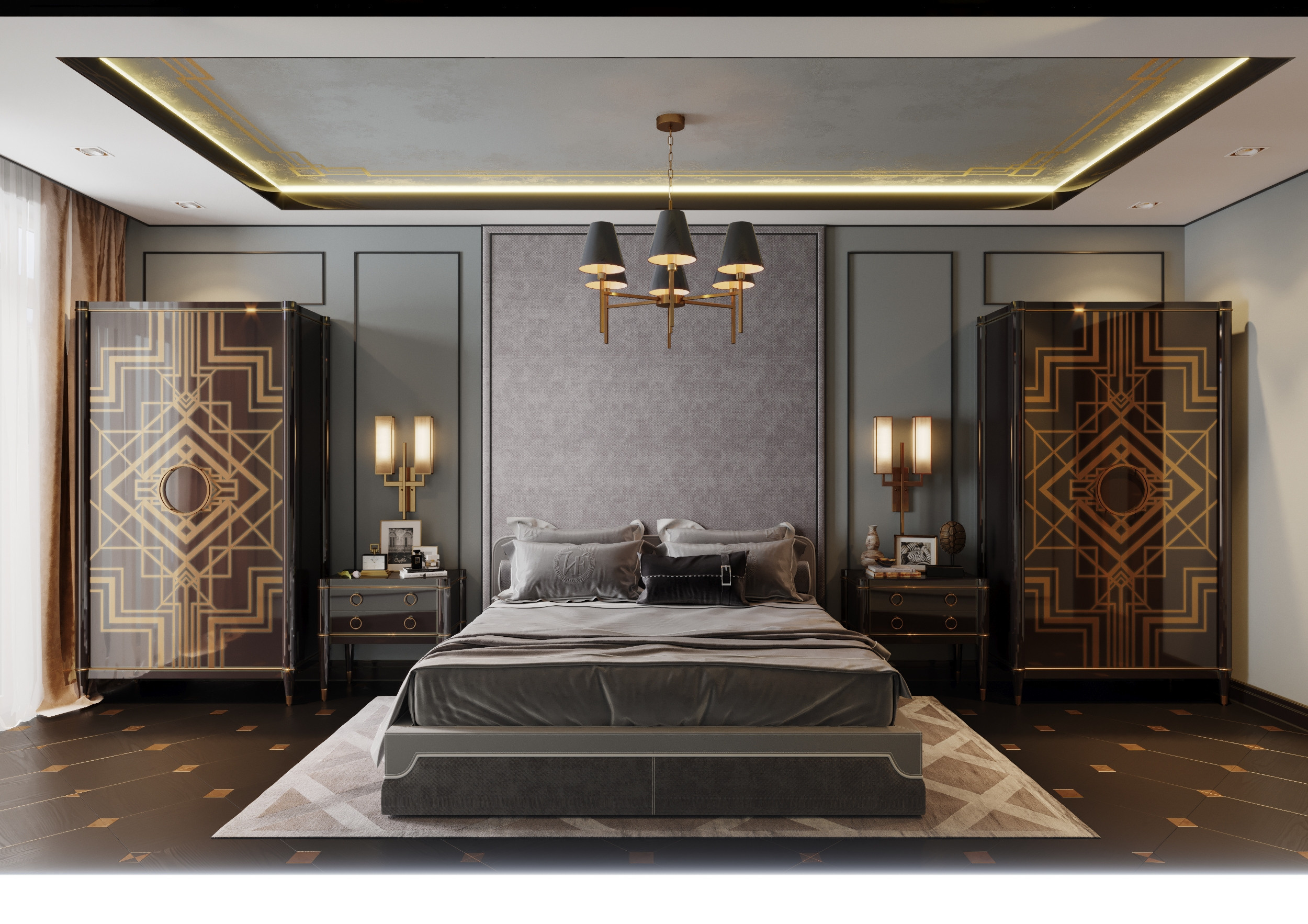 Дизайн — проект апартаментов  245 м². Разработка и техническое сопровождение архитектурных и дизайн-проектов