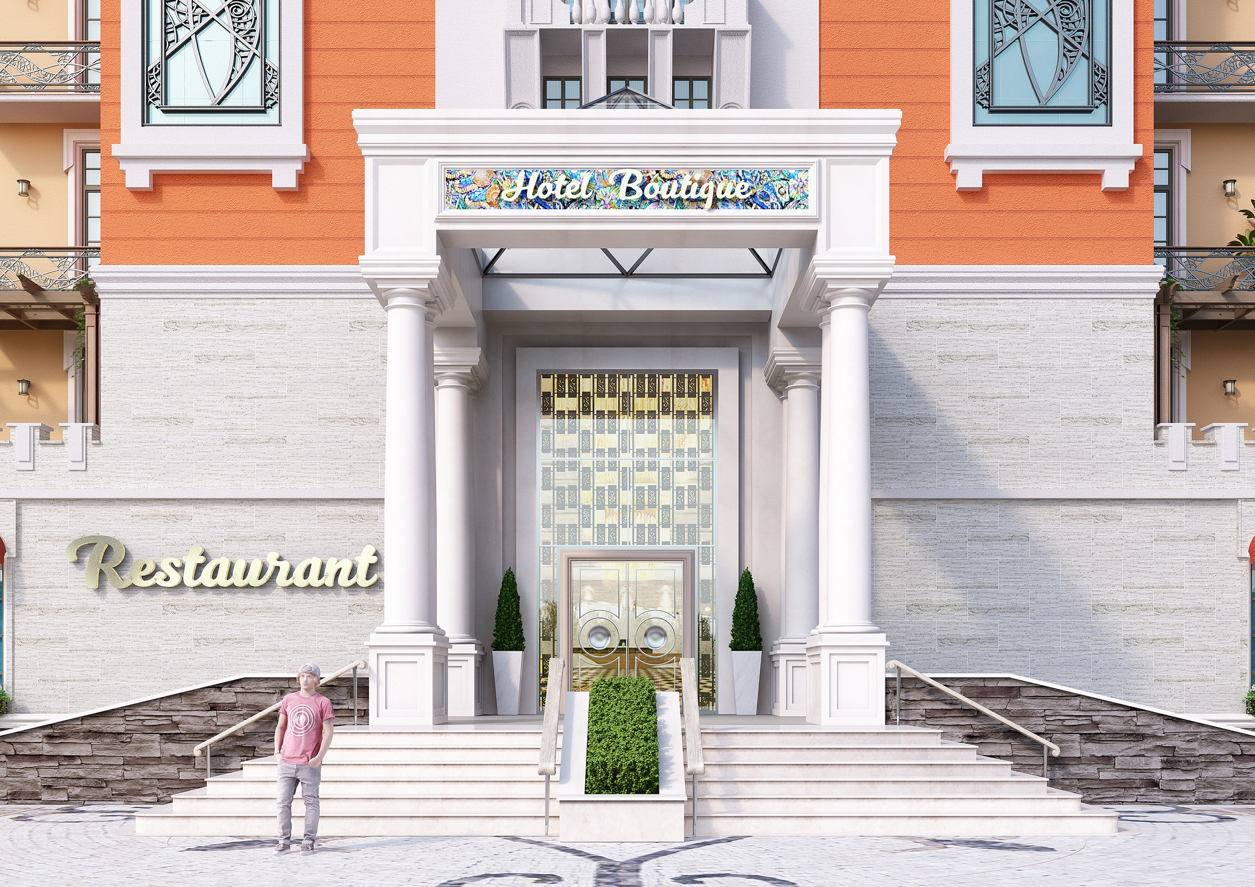 Эскизный проект гостинично-туристического комплекса. Разработка и техническое сопровождение архитектурных и дизайн-проектов