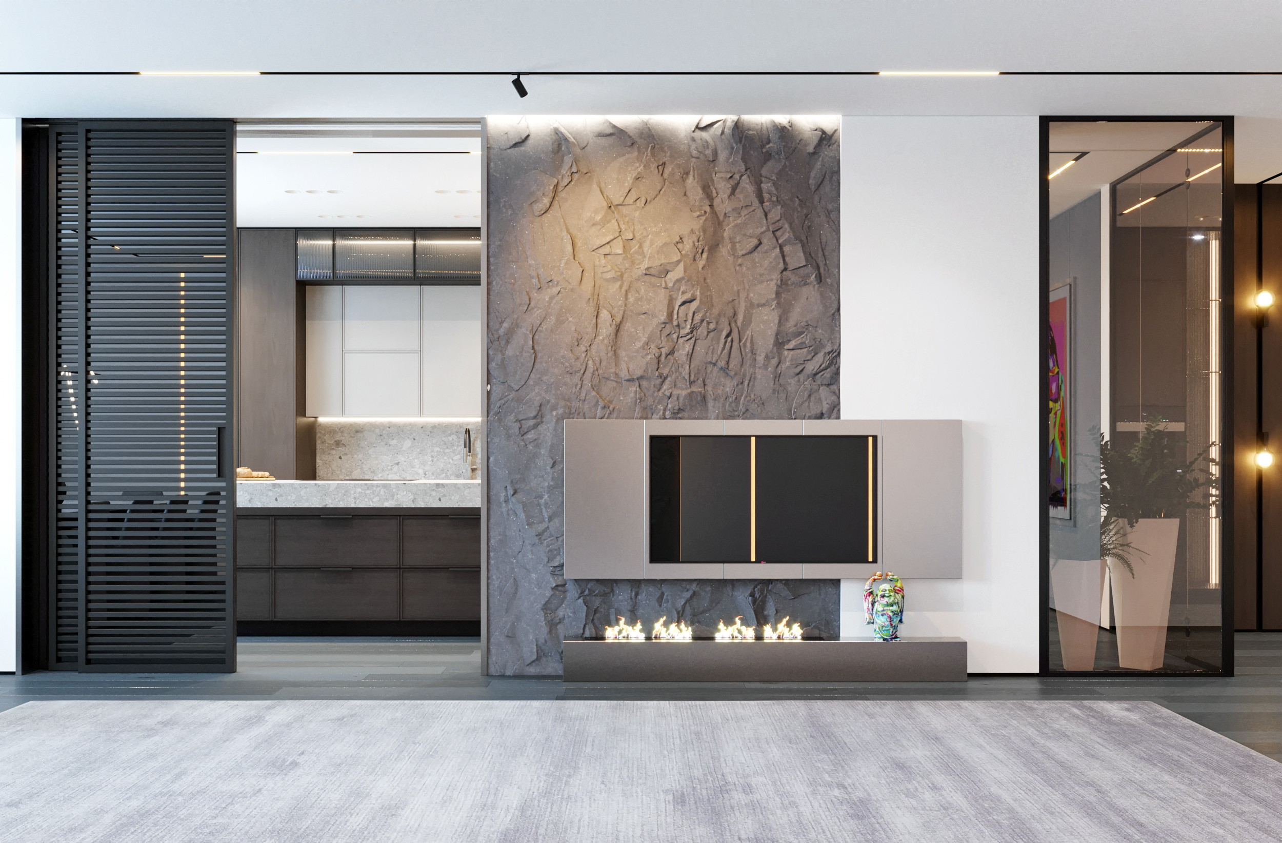 Дизайн — проект квартиры 233 м². Разработка и техническое сопровождение архитектурных и дизайн-проектов