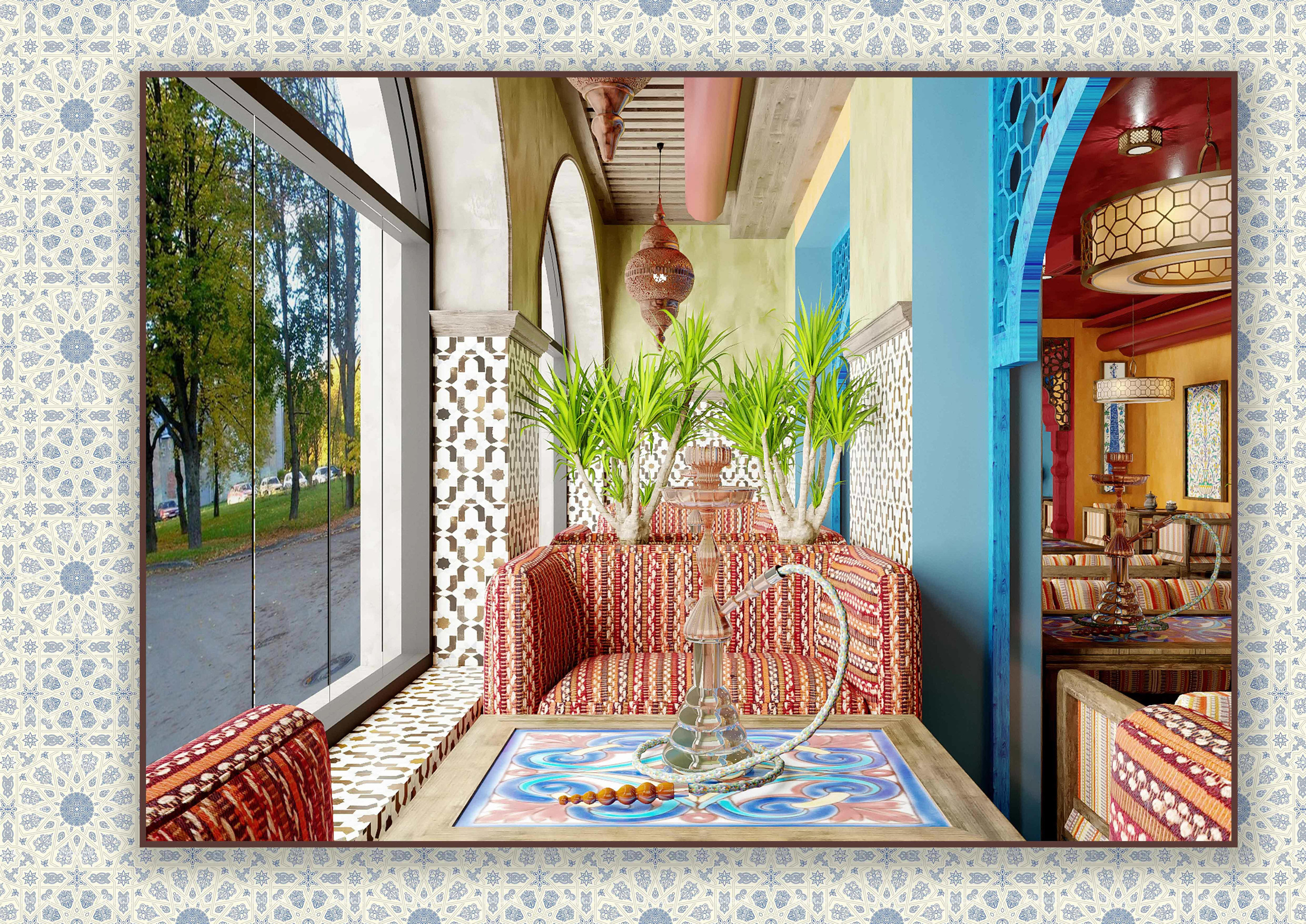 Дизайн — проект чайного дома «MUSKAT». Разработка и техническое сопровождение архитектурных и дизайн-проектов