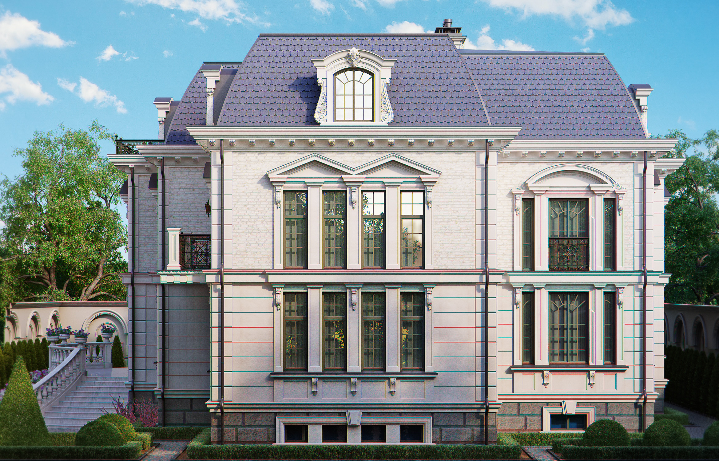 Проект частного жилого дома. Разработка и техническое сопровождение архитектурных и дизайн-проектов