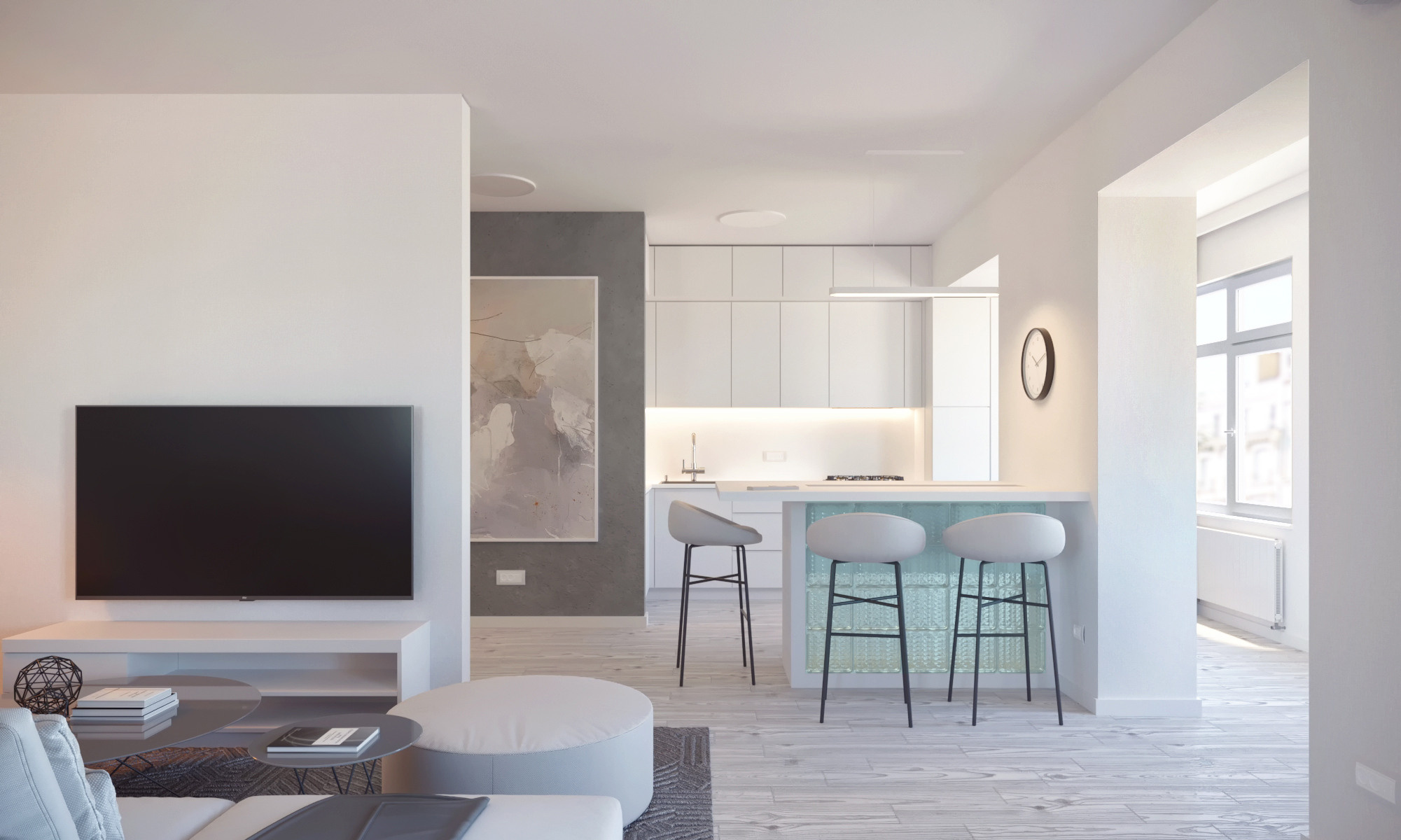 Дизайн — проект квартиры 68 м². Разработка и техническое сопровождение архитектурных и дизайн-проектов