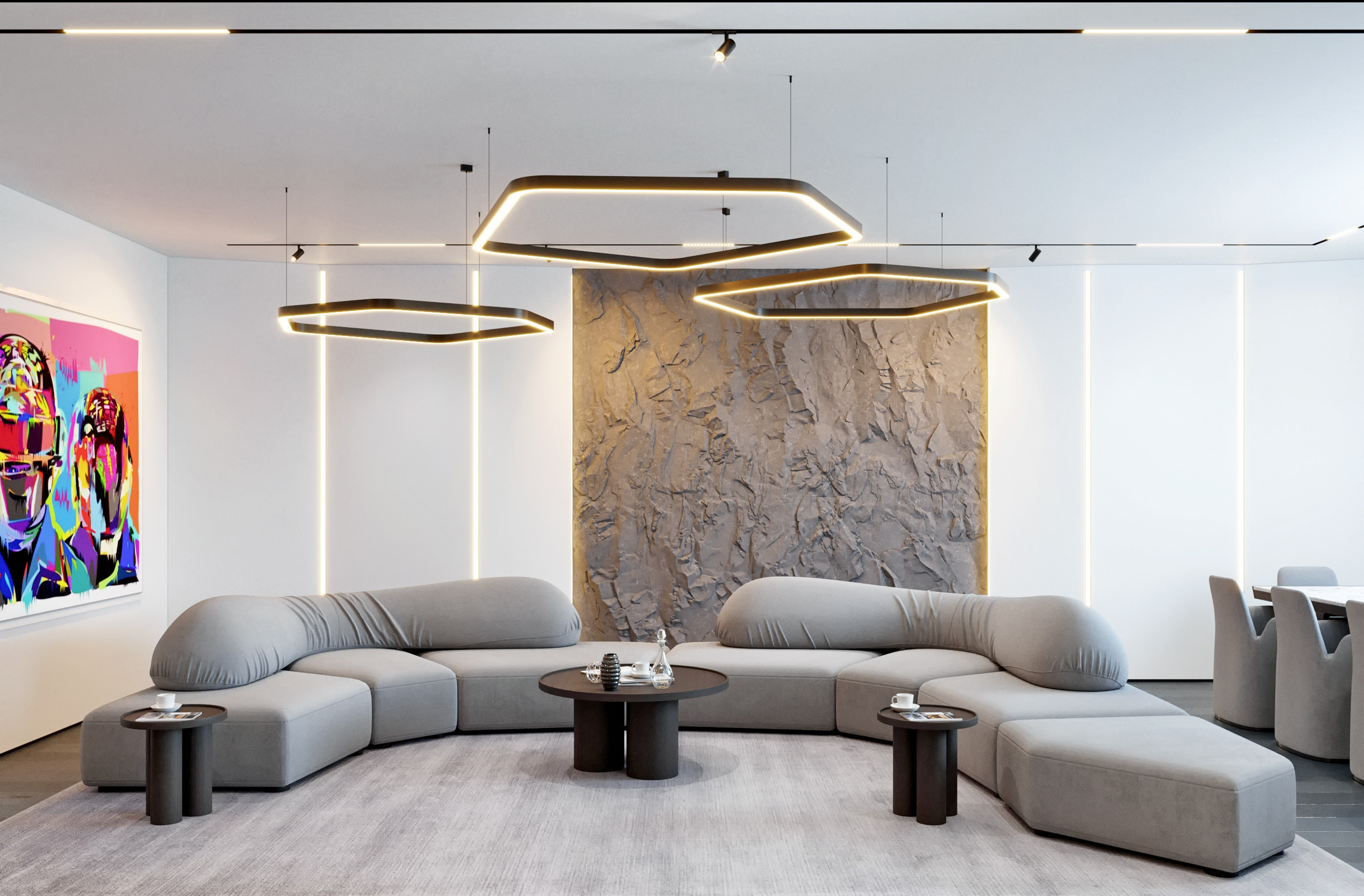 Дизайн — проект квартиры 233 м². Разработка и техническое сопровождение архитектурных и дизайн-проектов