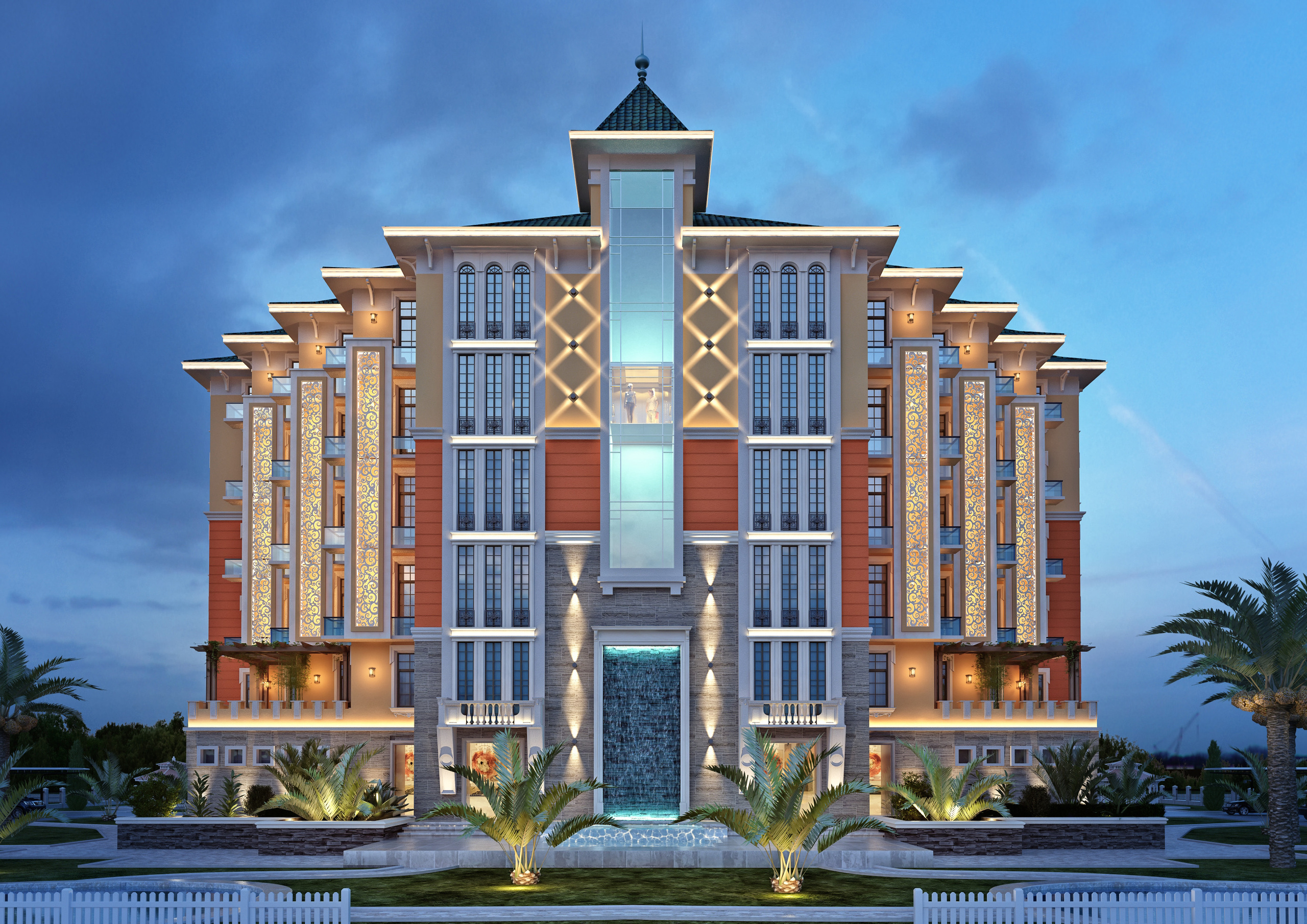 Эскизный проект гостинично-туристического комплекса. Разработка и техническое сопровождение архитектурных и дизайн-проектов