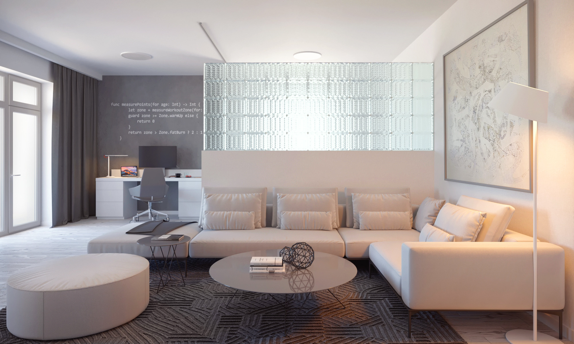 Дизайн — проект квартиры 68 м². Разработка и техническое сопровождение архитектурных и дизайн-проектов