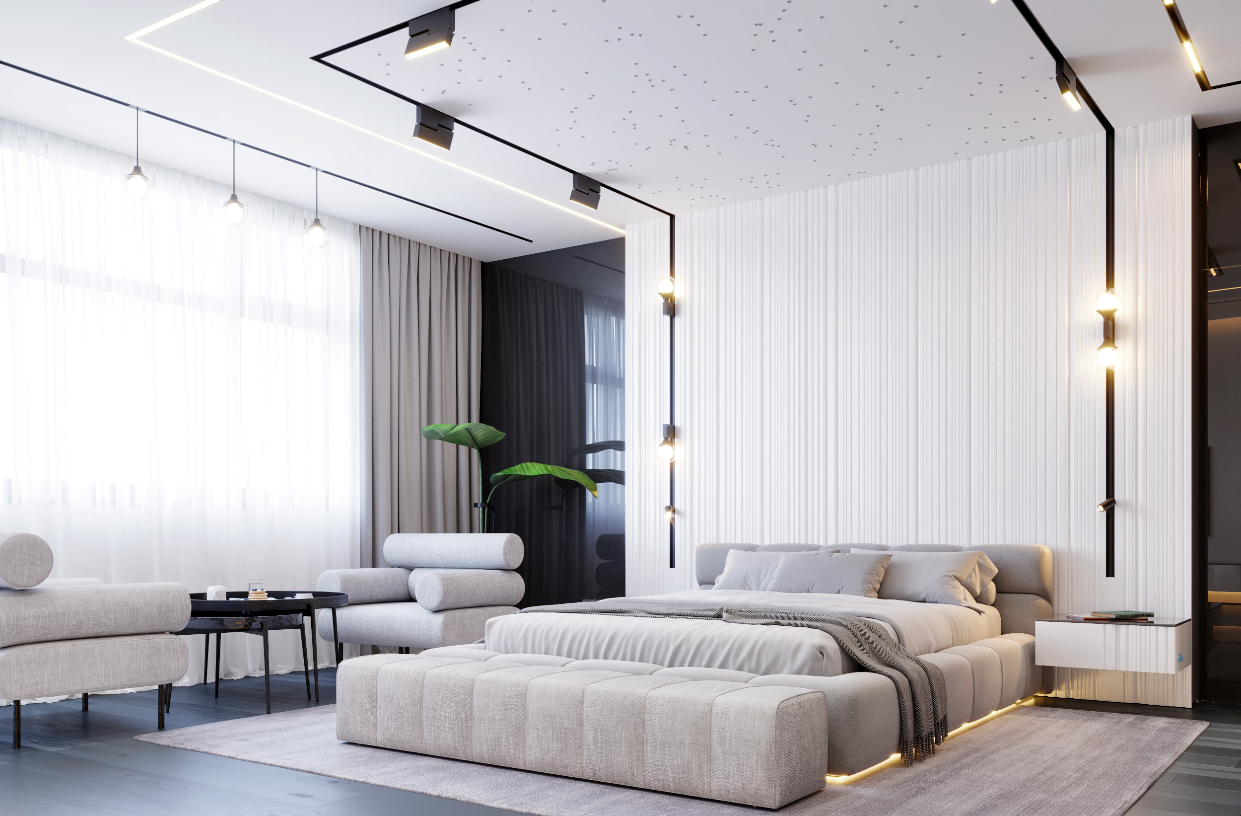 Дизайн — проект квартиры 233 м². Разработка и техническое сопровождение архитектурных и дизайн-проектов