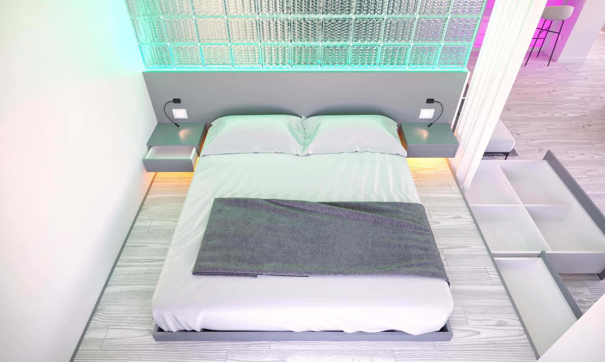 Дизайн — проект квартиры 68 м². Разработка и техническое сопровождение архитектурных и дизайн-проектов