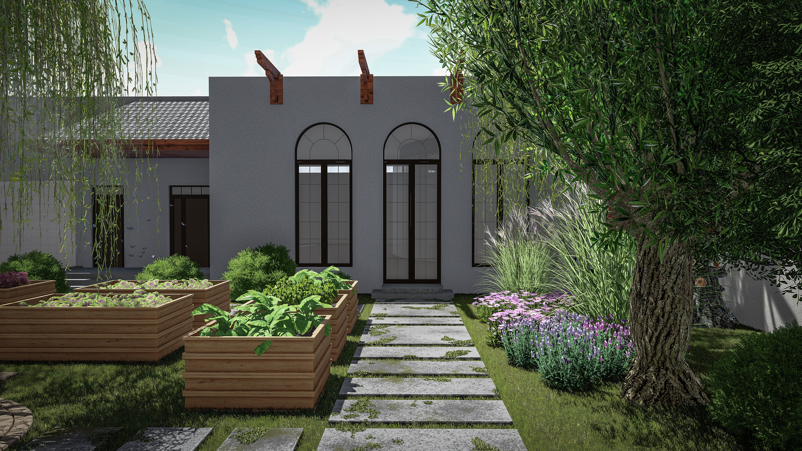 Проект разработки ландшафтного благоустройства в городе Гянджа. Разработка и техническое сопровождение архитектурных и дизайн-проектов