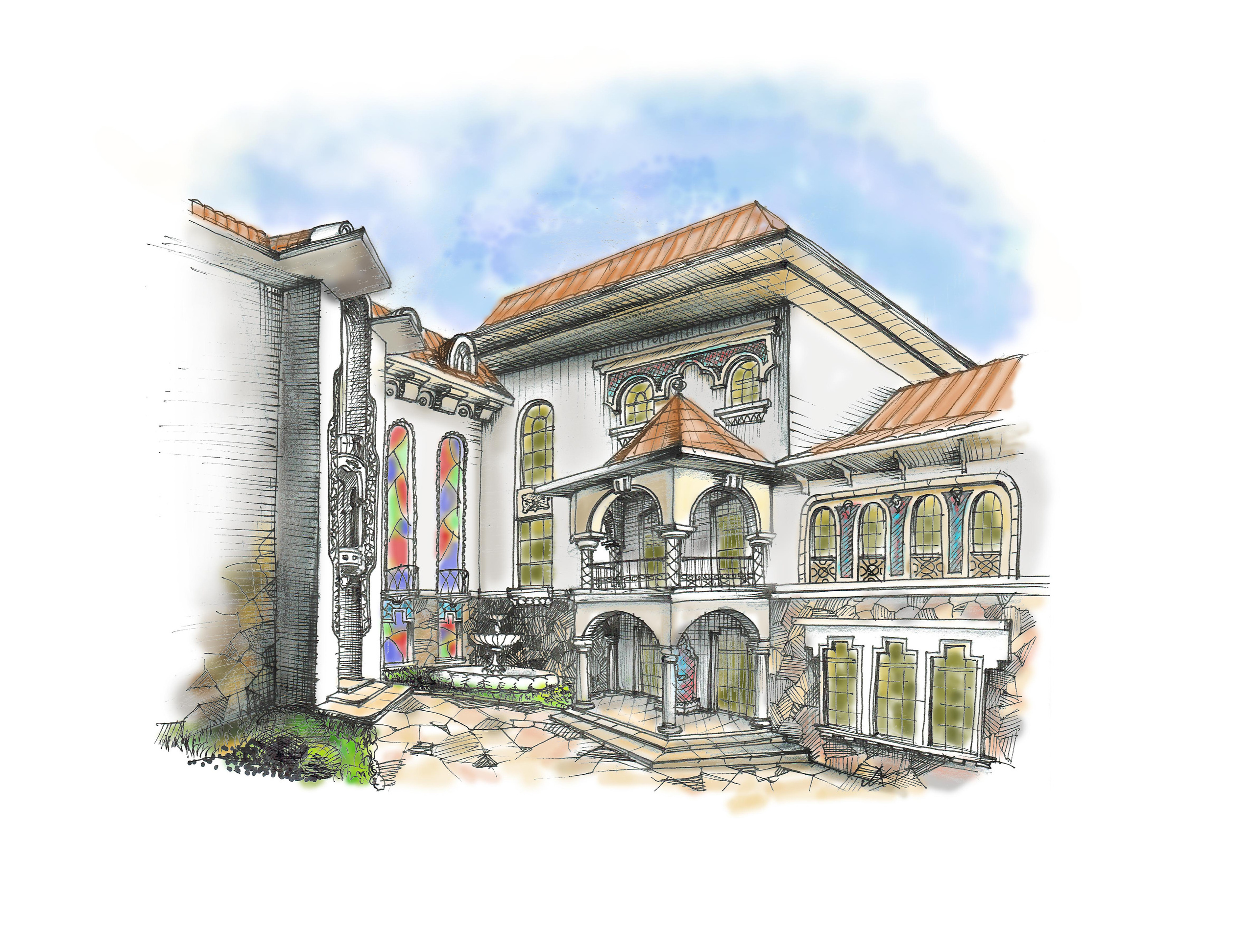 Эскизный проект частного жилого дома. Разработка и техническое сопровождение архитектурных и дизайн-проектов