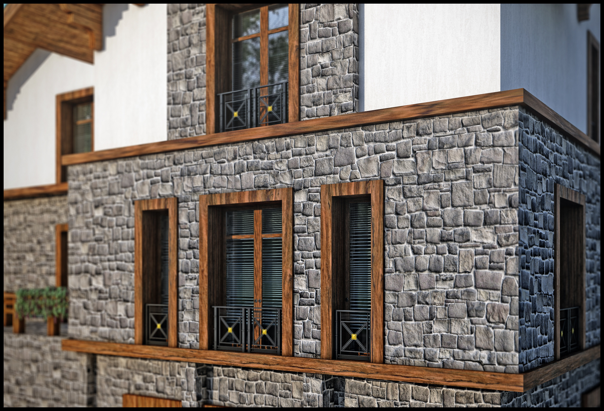 Проект курортно-гостевого комплекса в городе Гусар. Разработка и техническое сопровождение архитектурных и дизайн-проектов