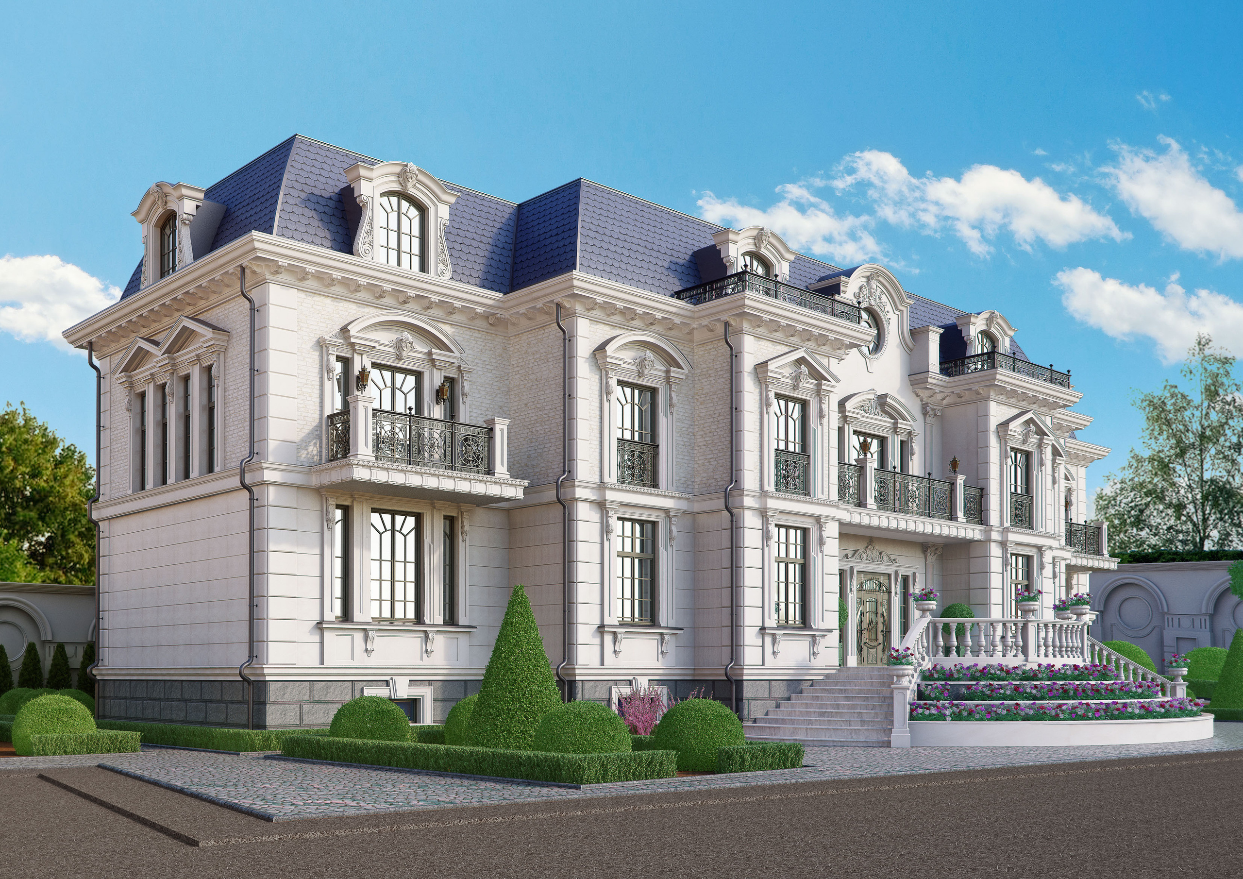 Проект частного жилого дома. Разработка и техническое сопровождение архитектурных и дизайн-проектов