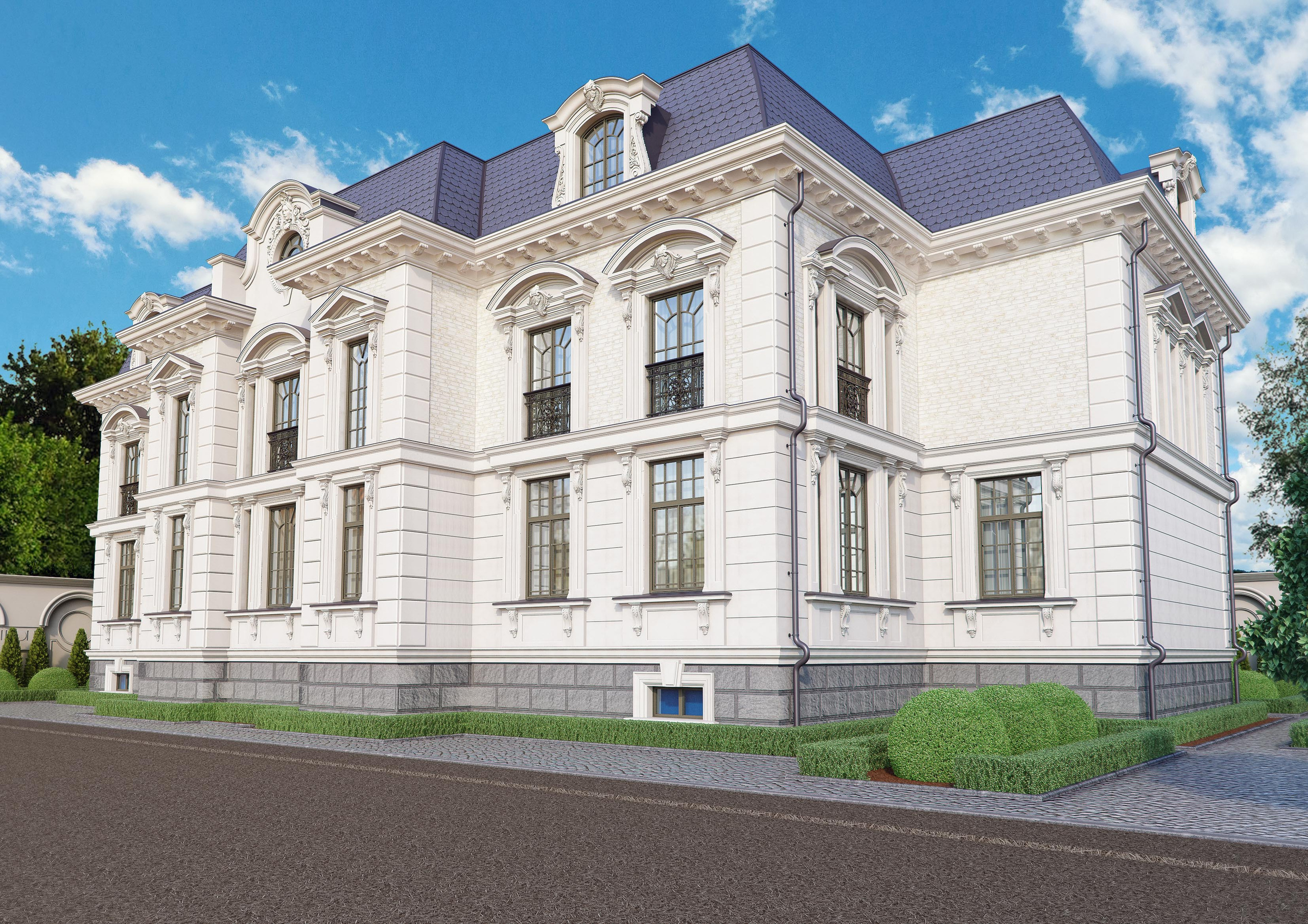 Проект частного жилого дома. Разработка и техническое сопровождение архитектурных и дизайн-проектов