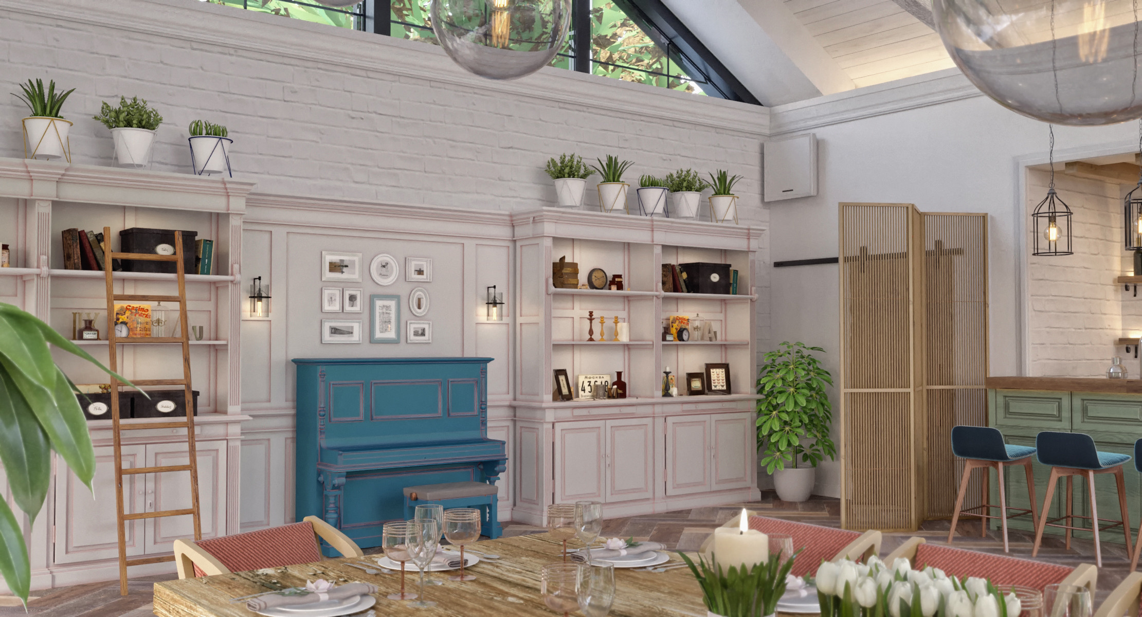 Дизайн — проект частного рекреационного помещения. Разработка и техническое сопровождение архитектурных и дизайн-проектов