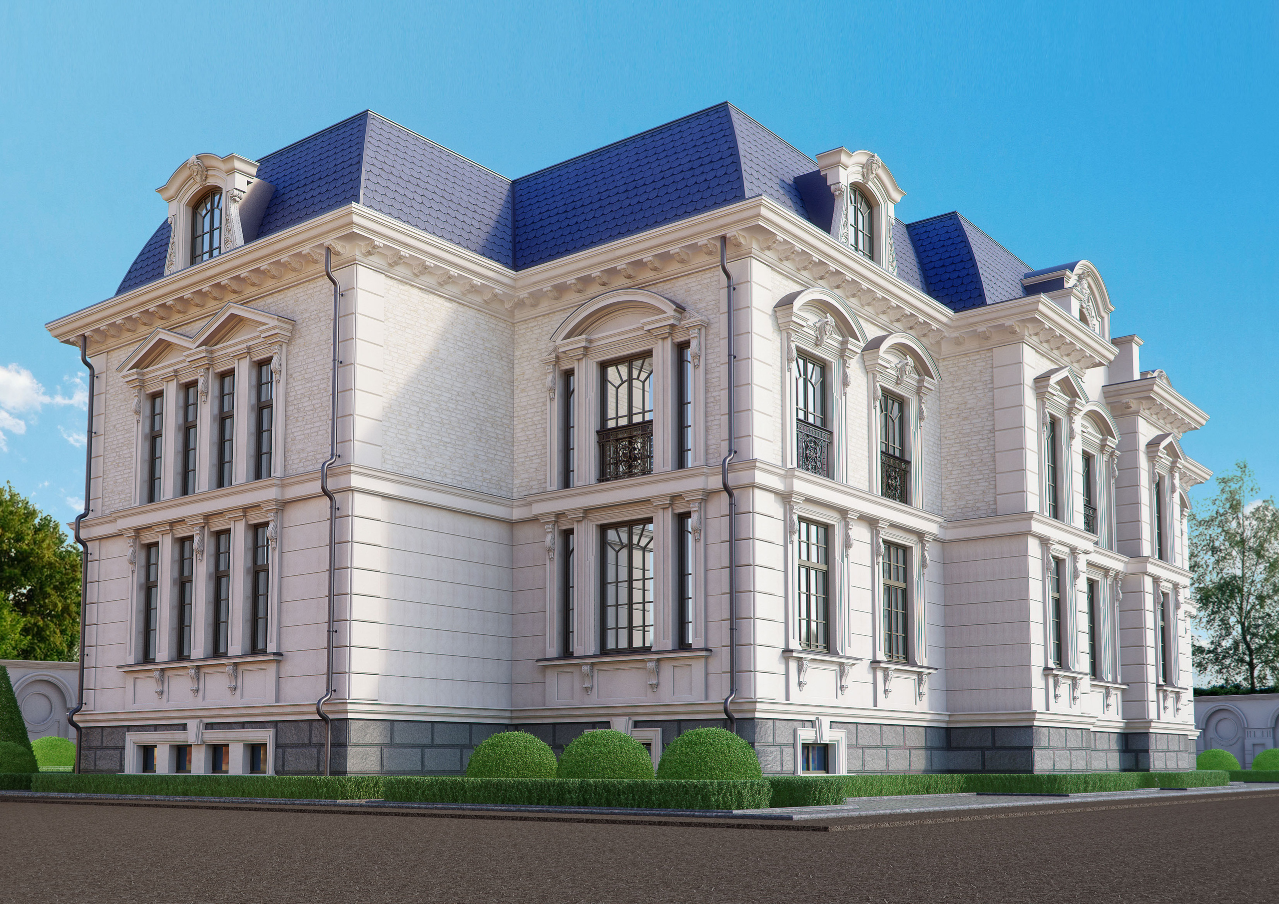 Проект частного жилого дома. Разработка и техническое сопровождение архитектурных и дизайн-проектов